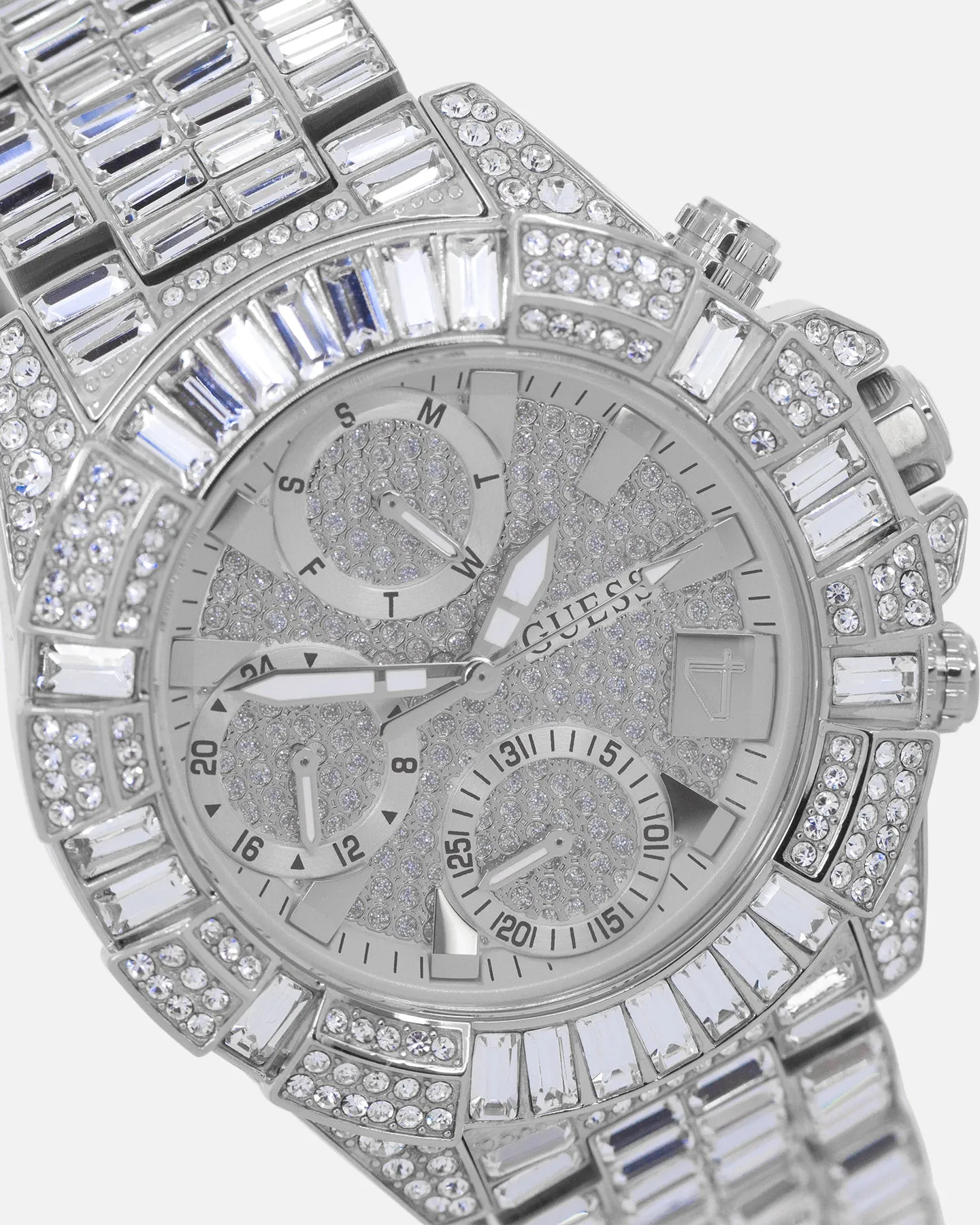 Guess Mainline Iconic 40th Watch Silver/Crystal