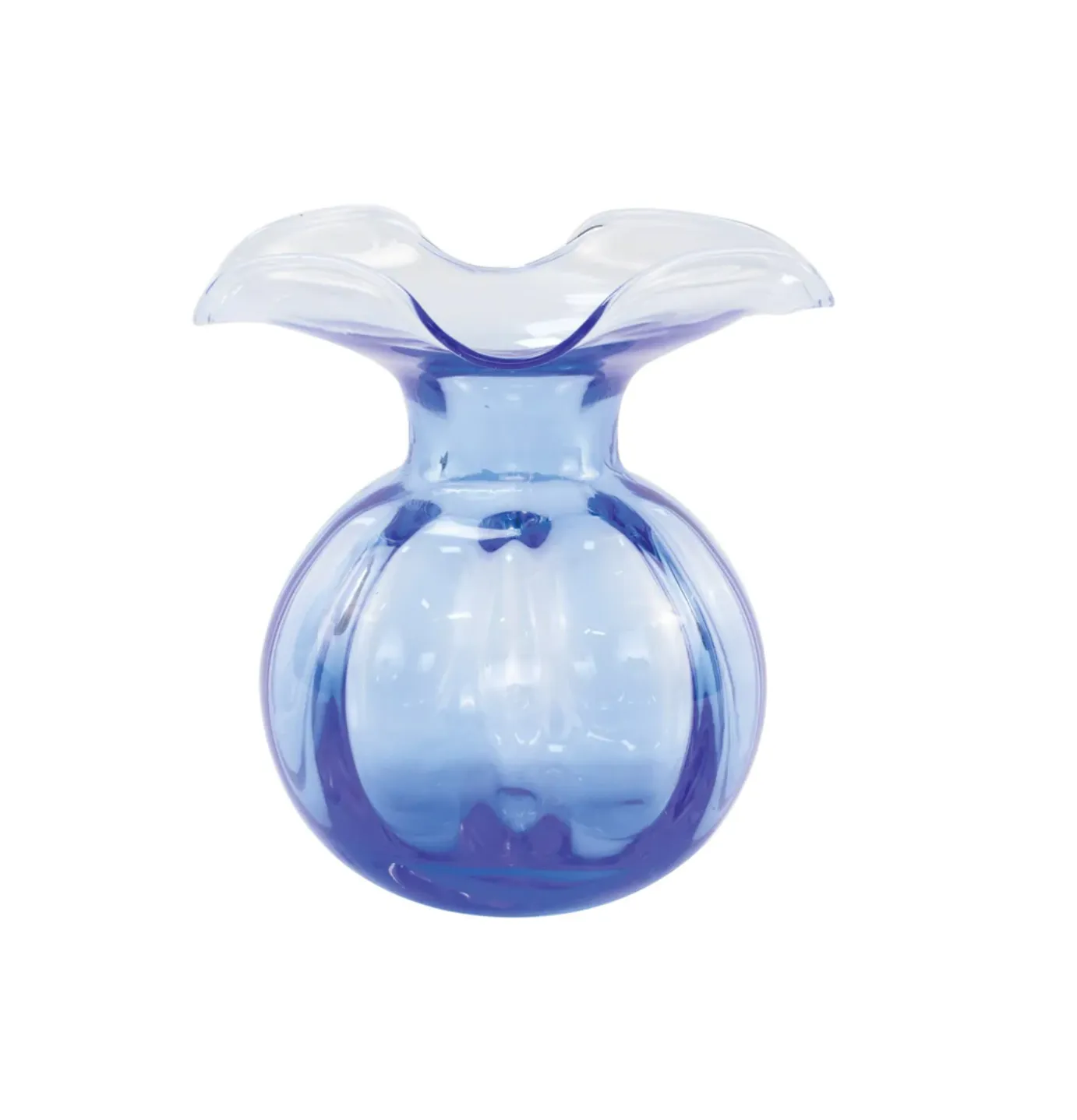 Hibiscus Glass Bud Vase