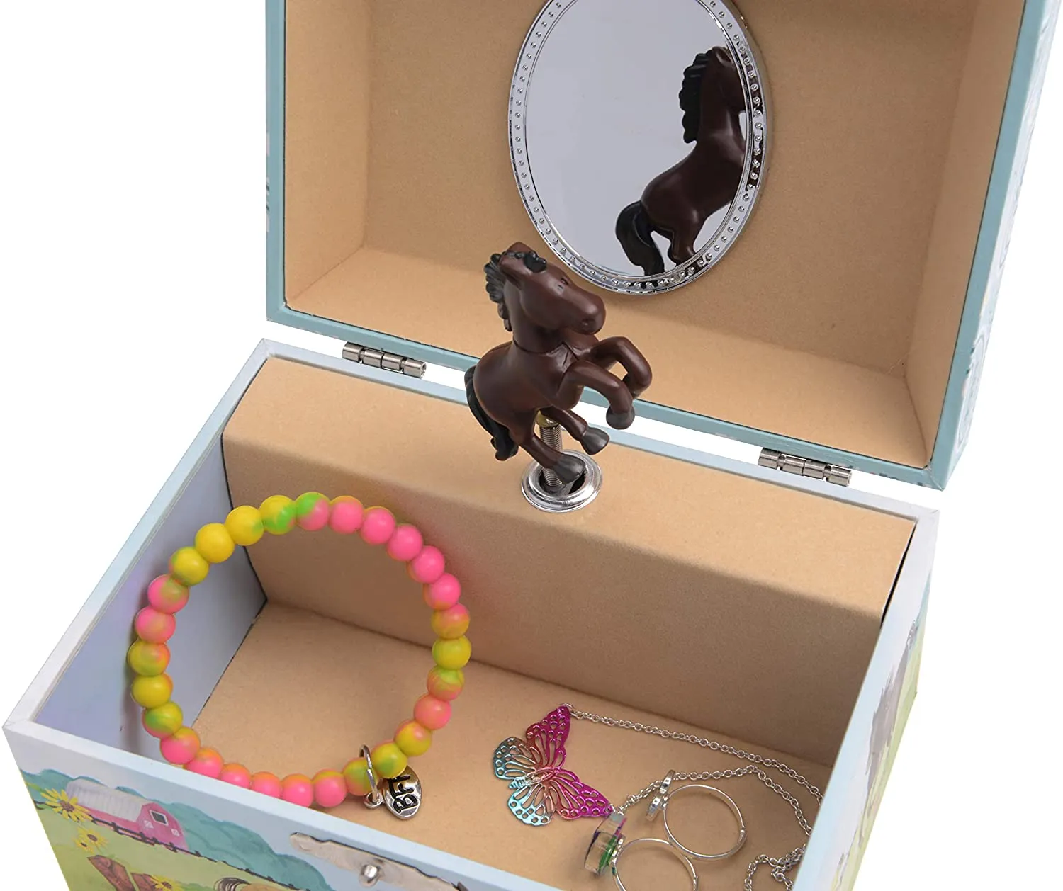 Horse Musical Jewelry Box