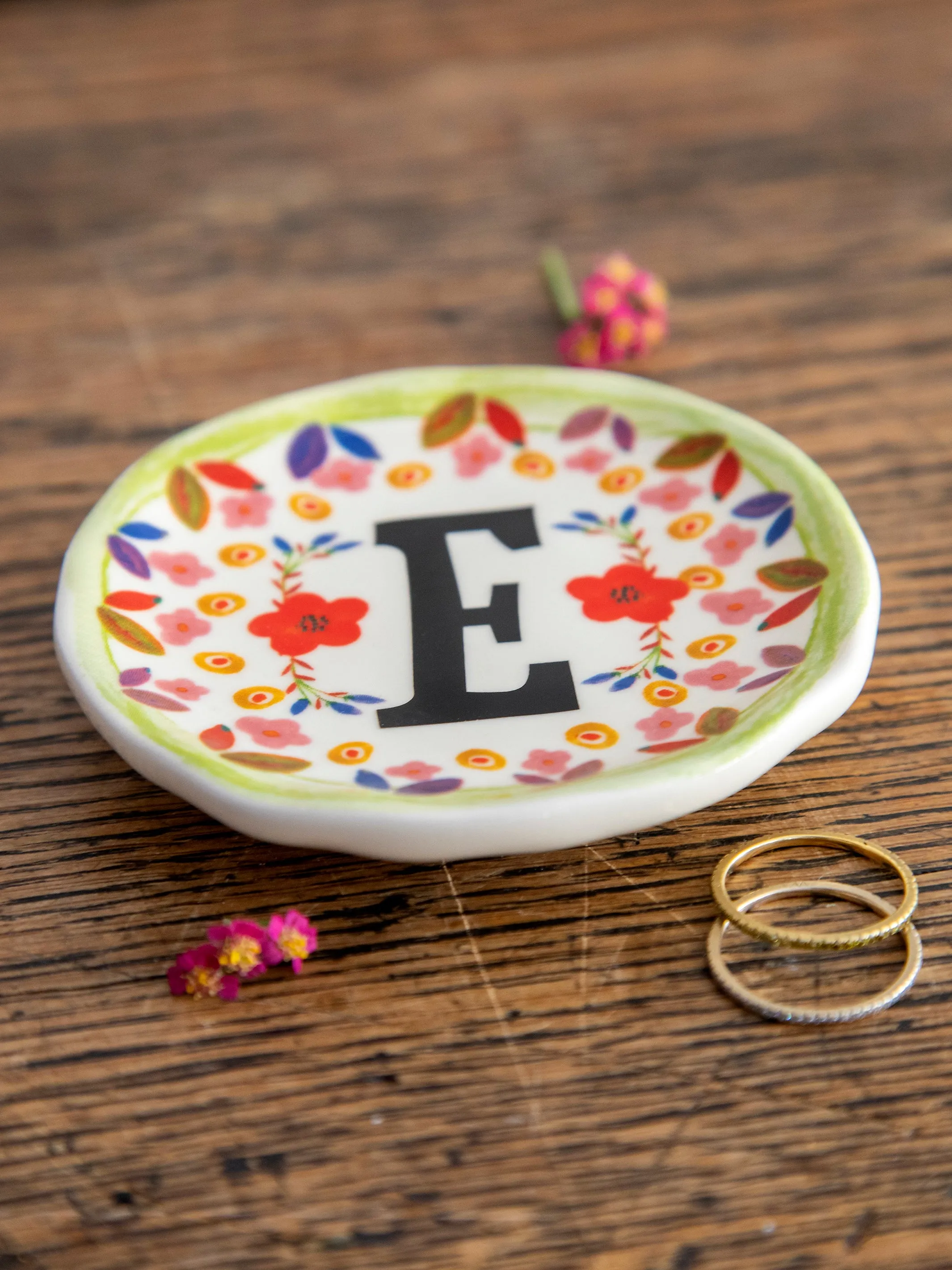 Initial Trinket Dish - E