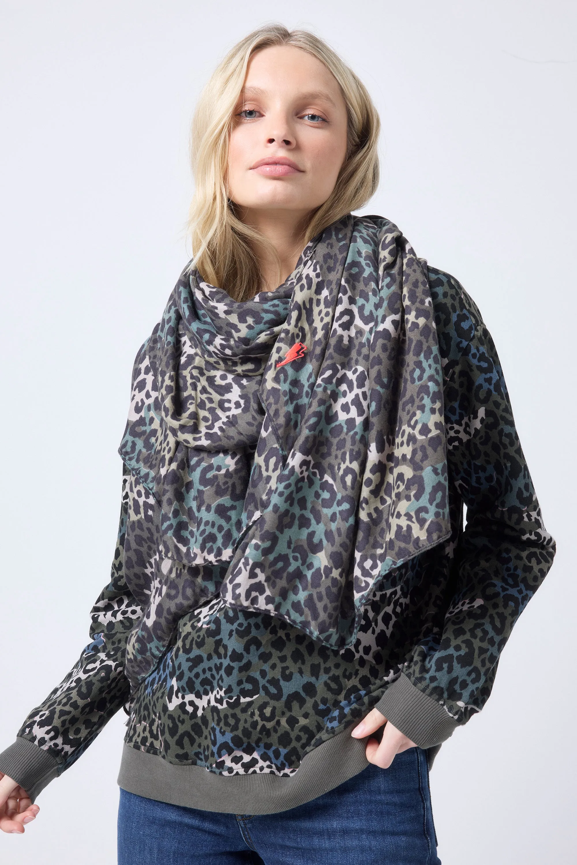 Khaki Wild Camo Charity Super Scarf