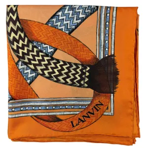 Lanvin Scarf Orange Design - New 2024 Collection