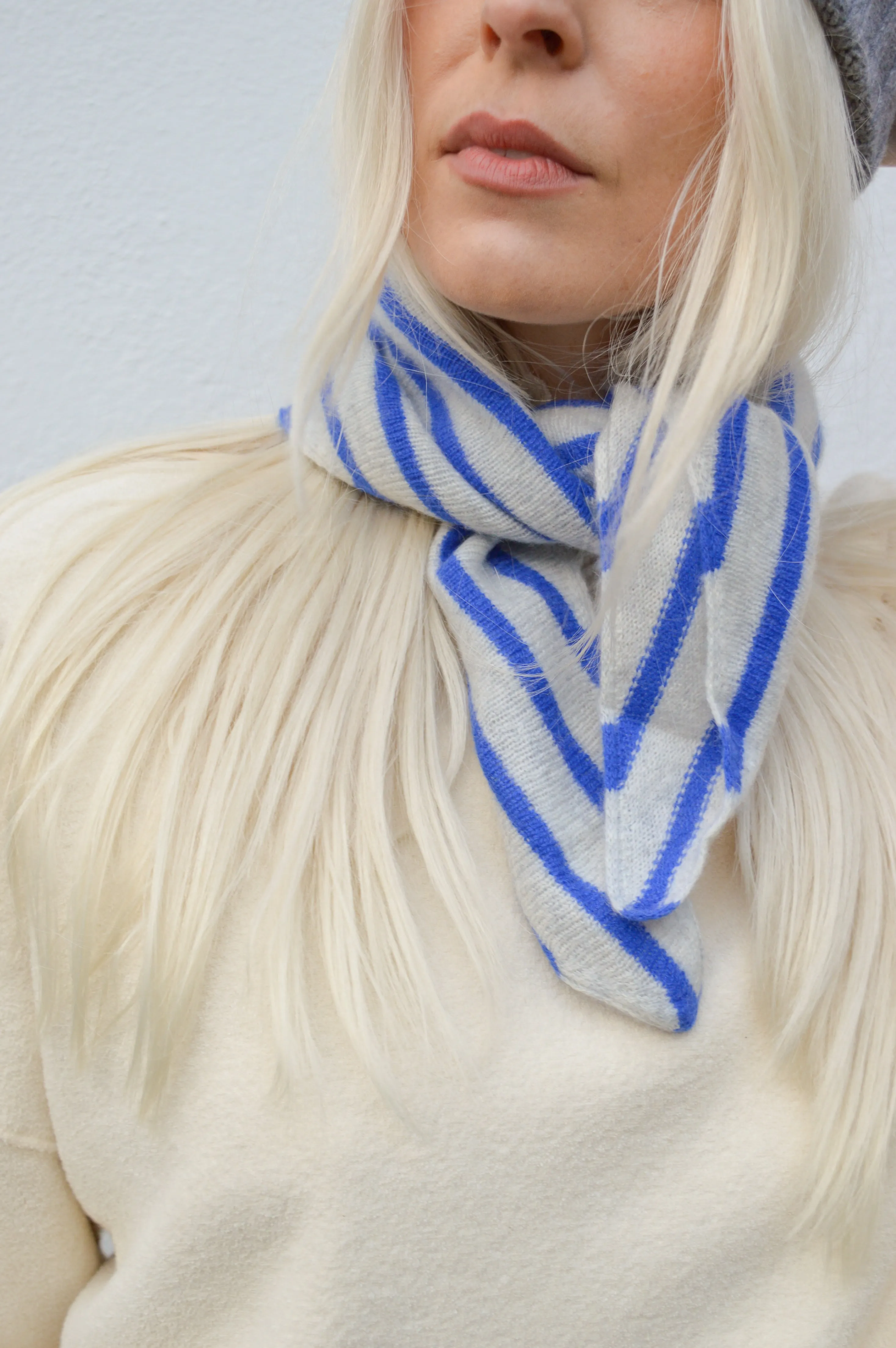 Le Bon Shoppe Cashmere Blue Stripe Bandana