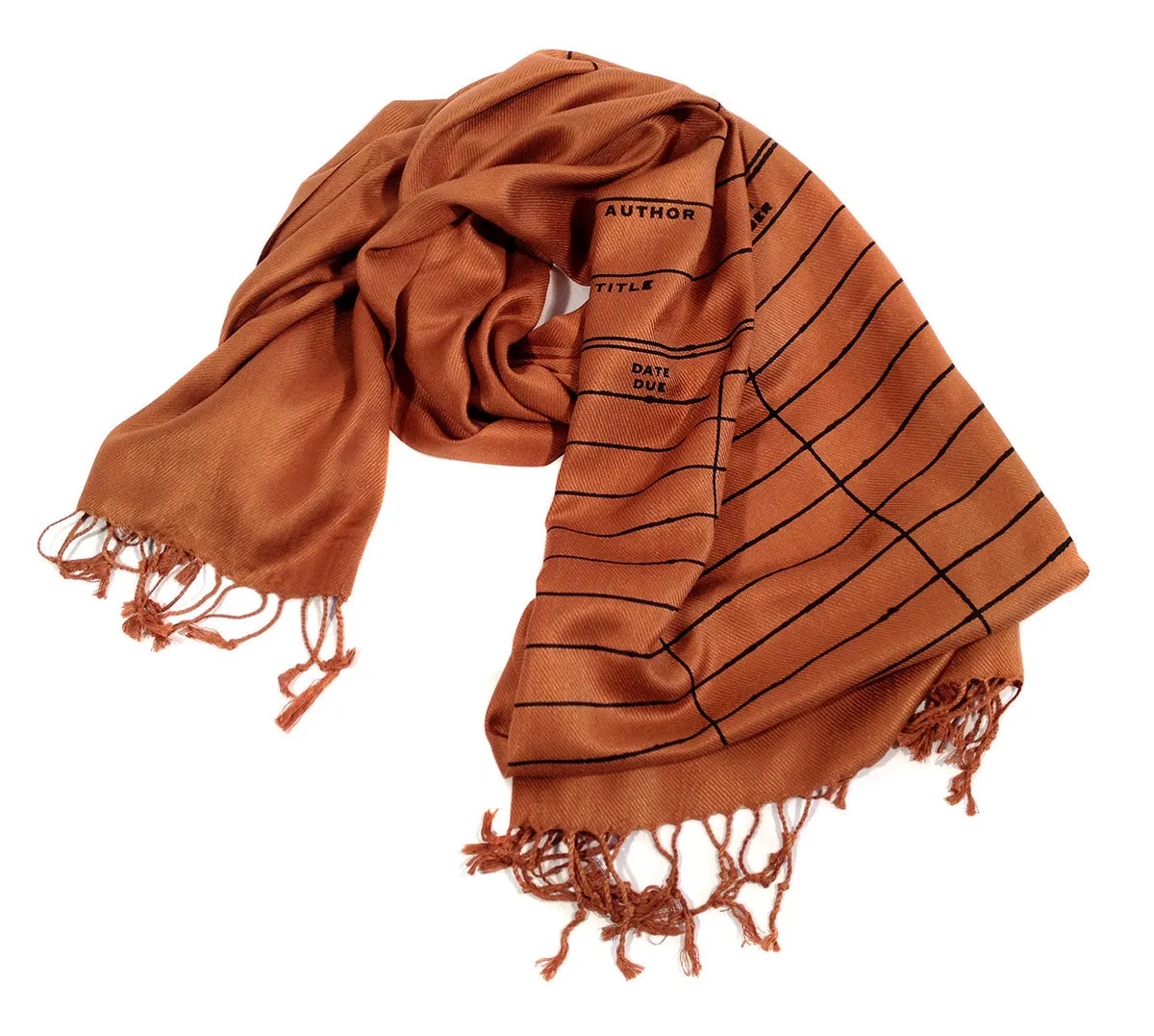 Library Due Date Pashmina Scarf