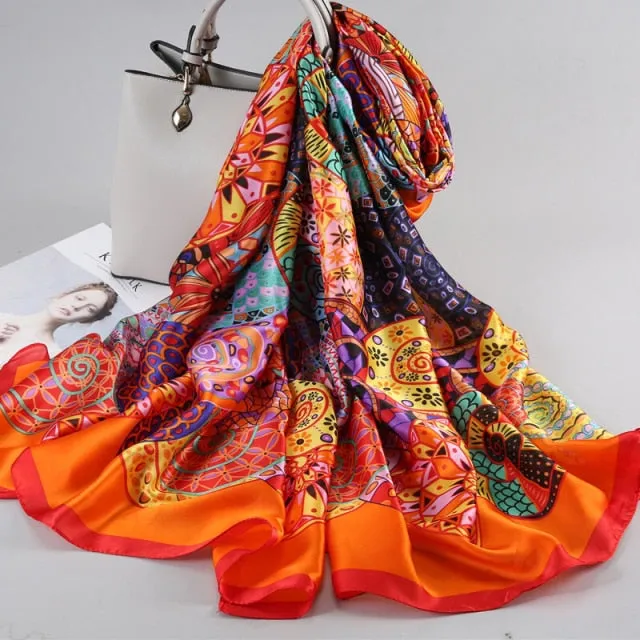 Long Silk Scarf