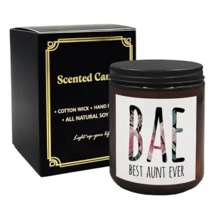 Mancheng-zi Aunt Candle, Cool Aunt Candle, Christmas Birthday Gifts for Aunt, Aunt Gifts from Niece Nephew, Auntie Gifts, Aunt Gifts Scented Candles