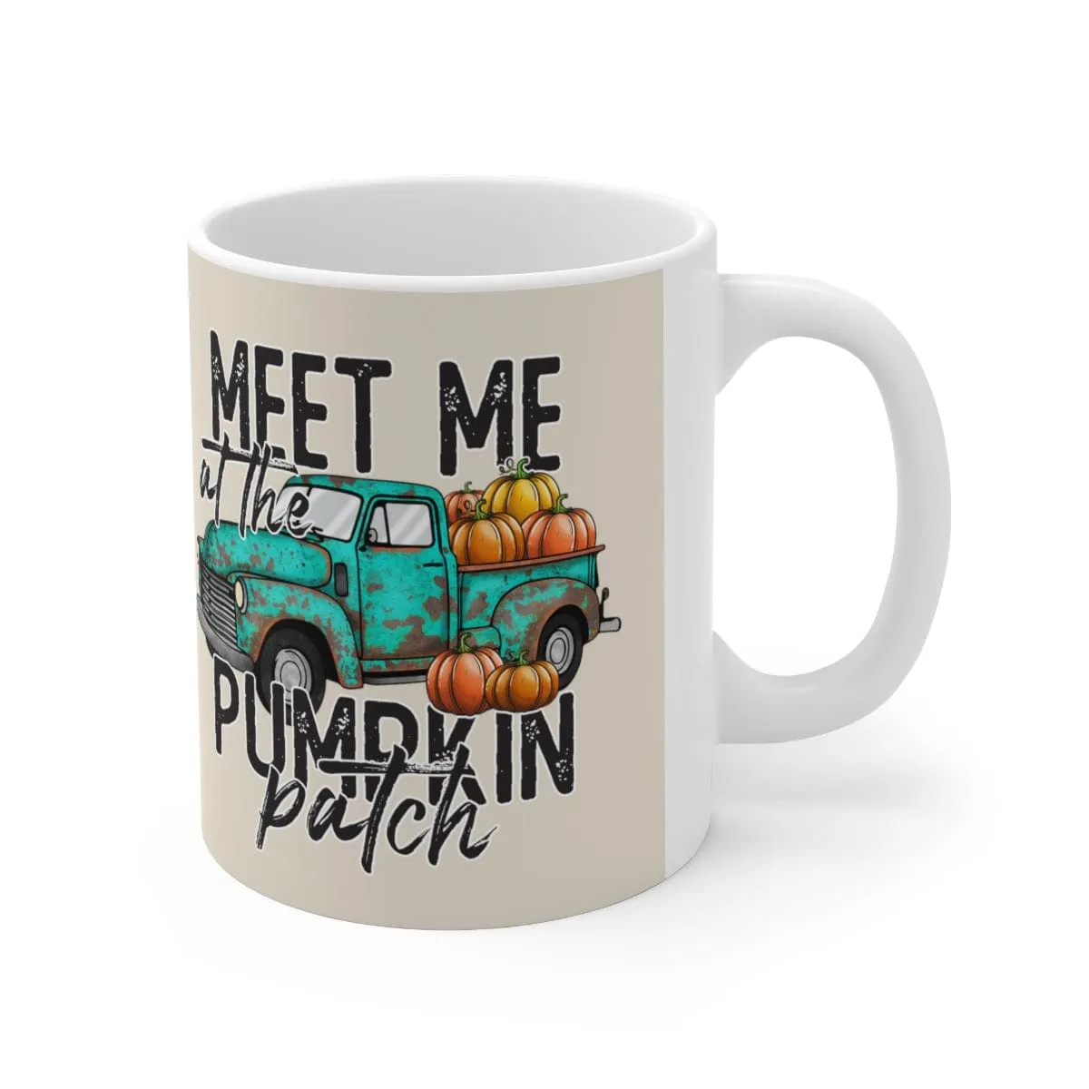 Meet Me At The Pumpkin Patch Mug - Christian Mug - Bible Verse Mugs - Scripture Mugs