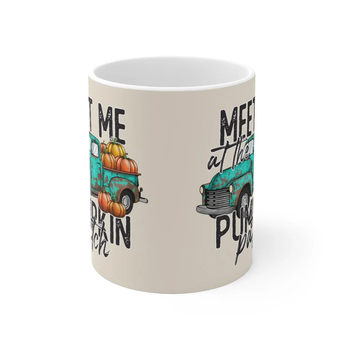 Meet Me At The Pumpkin Patch Mug - Christian Mug - Bible Verse Mugs - Scripture Mugs