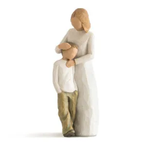 Mother and Son Figurine