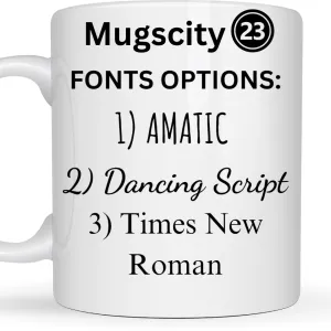 MUGS PERSONALIZATION SERVICE - ENGLISH/SPANISH - We can Create your Design! - MUGSCITY