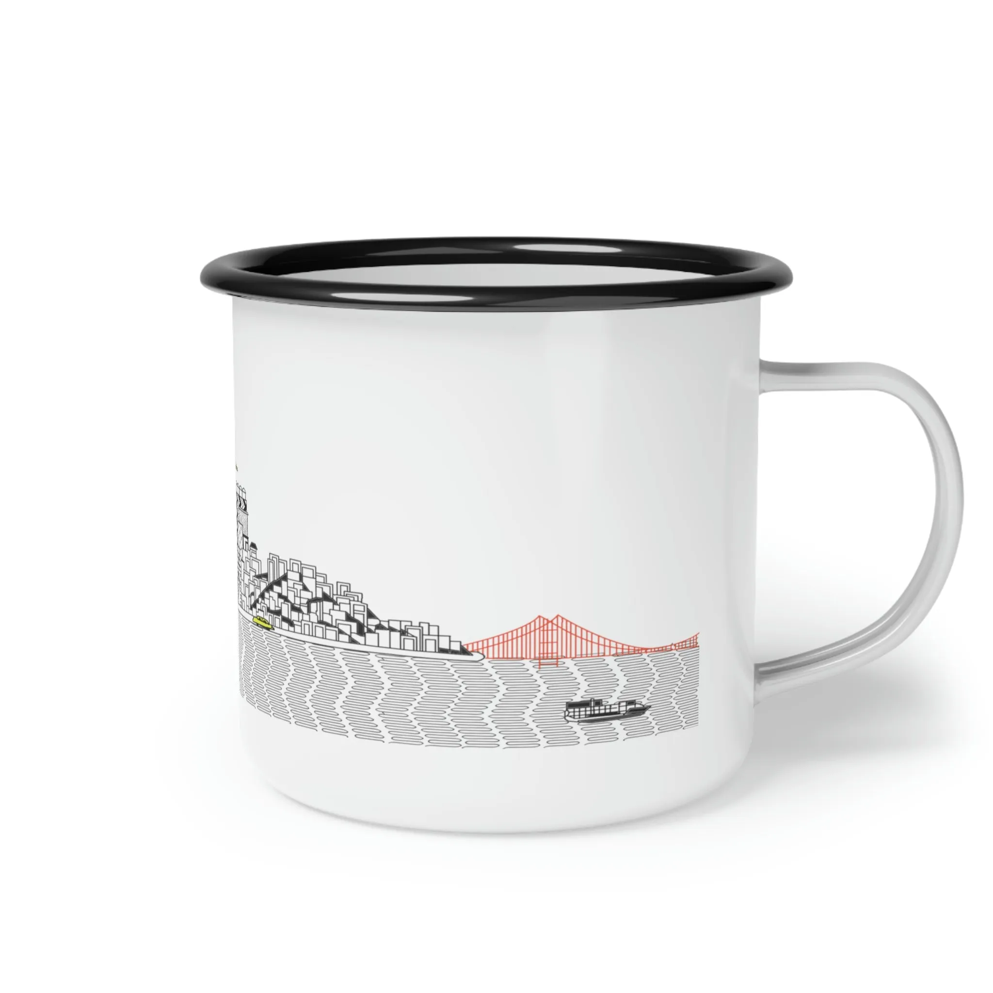 Pacific Ocean Enamel Camp Cup