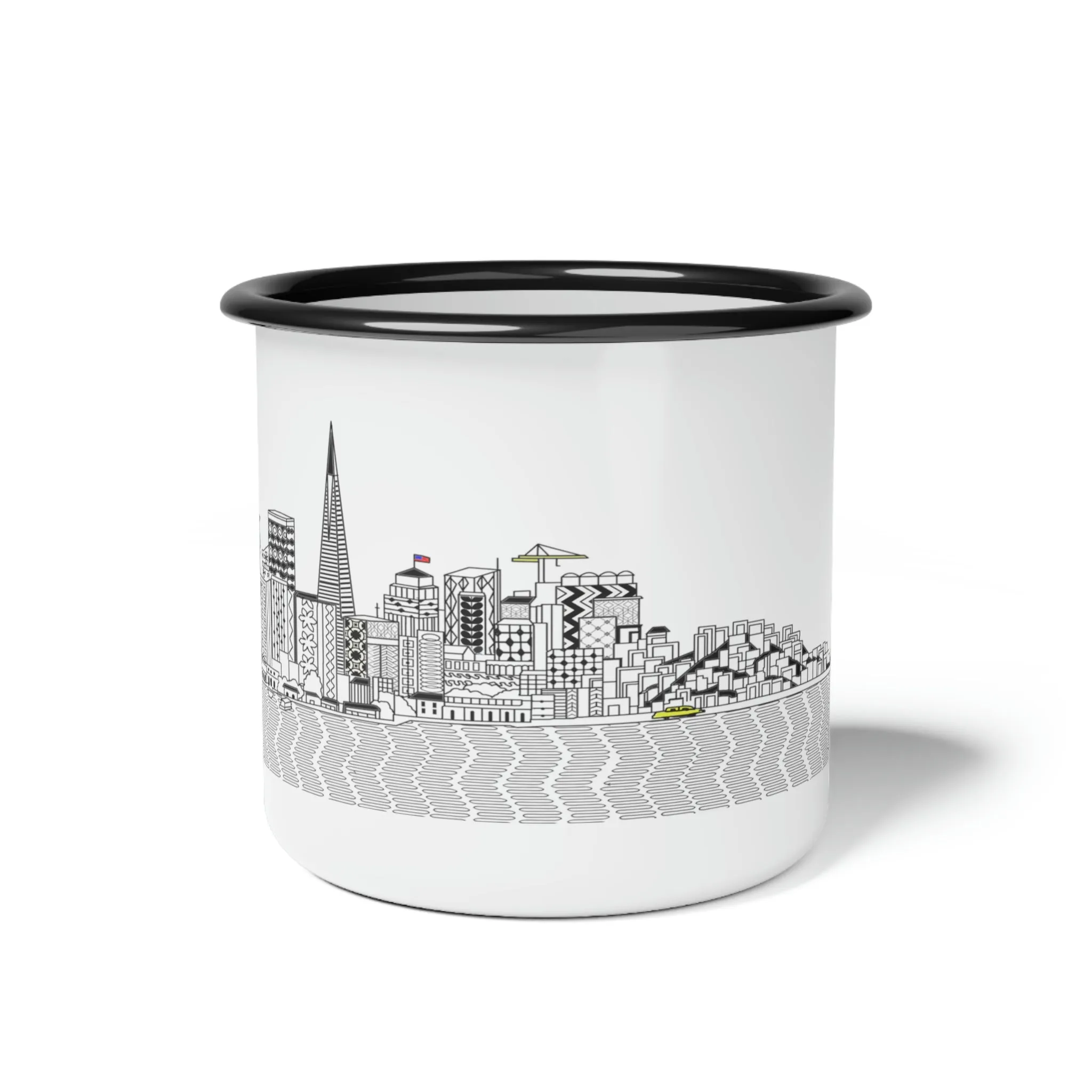 Pacific Ocean Enamel Camp Cup