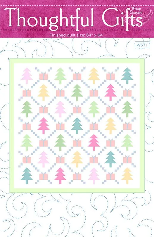 PATTERN, Thoughtful Gifts Christmas Quilt by Wendy Sheppard