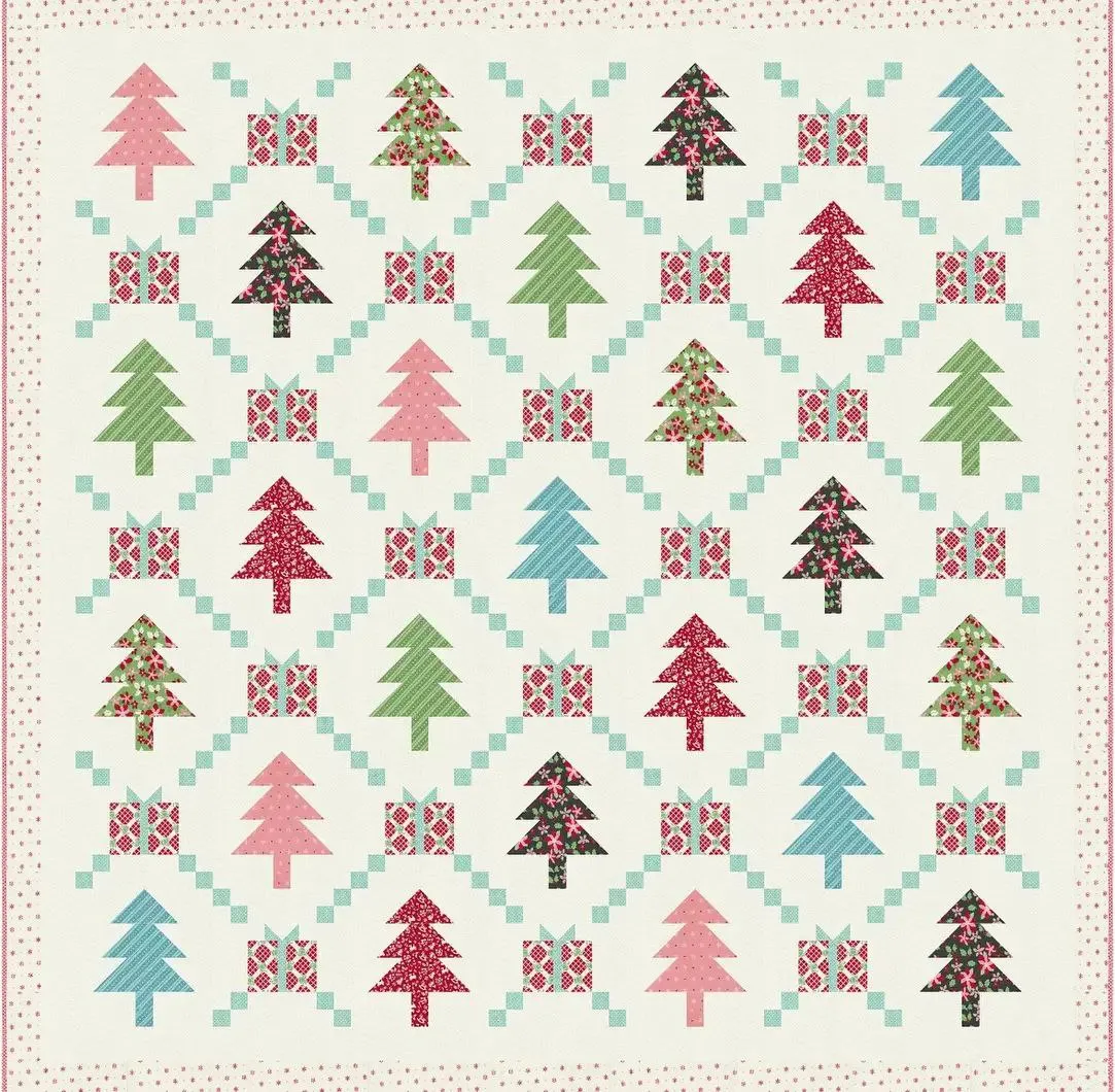 PATTERN, Thoughtful Gifts Christmas Quilt by Wendy Sheppard