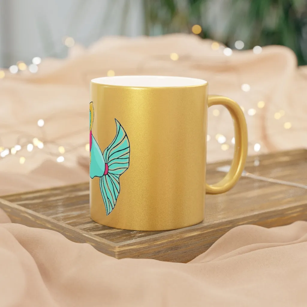 Plumo Metallic Mug (Silver / Gold)