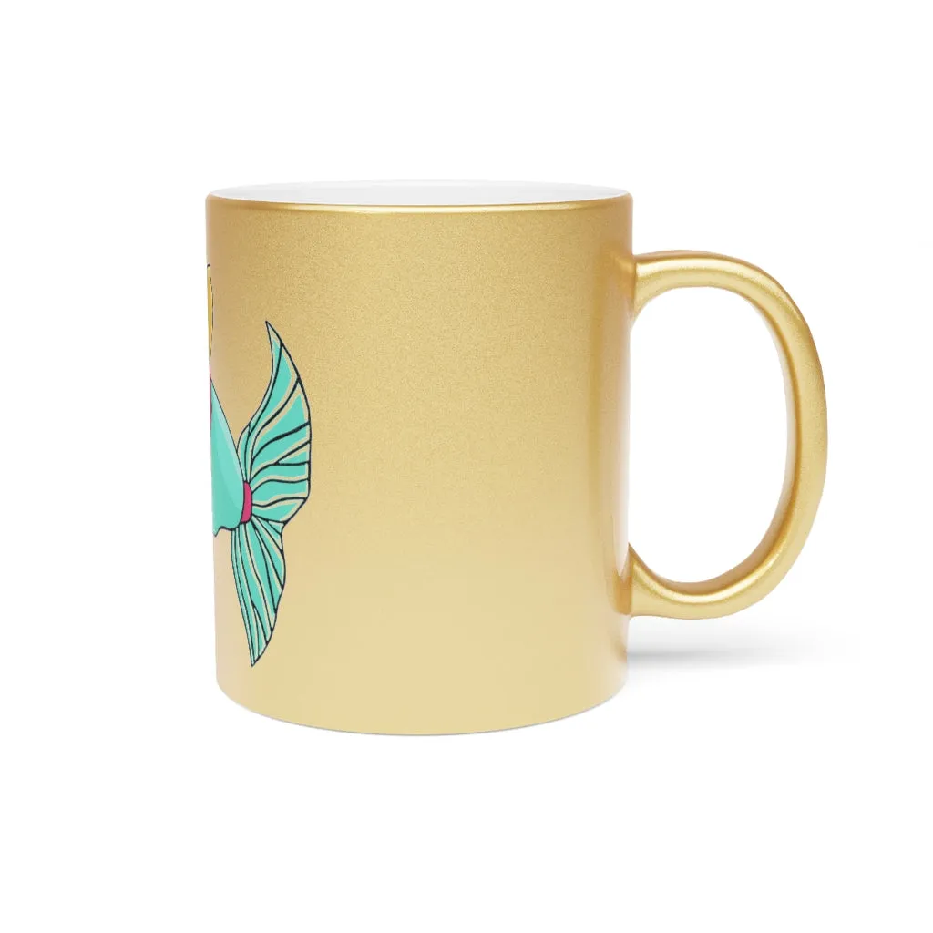 Plumo Metallic Mug (Silver / Gold)