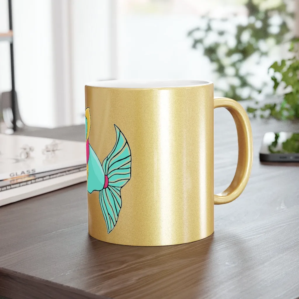 Plumo Metallic Mug (Silver / Gold)