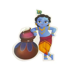 PRISM ARTS Jolly knotes Krishna for Hampers Gift Decoration Paper Made Cutout Home Decoration and Gifting Set of 25