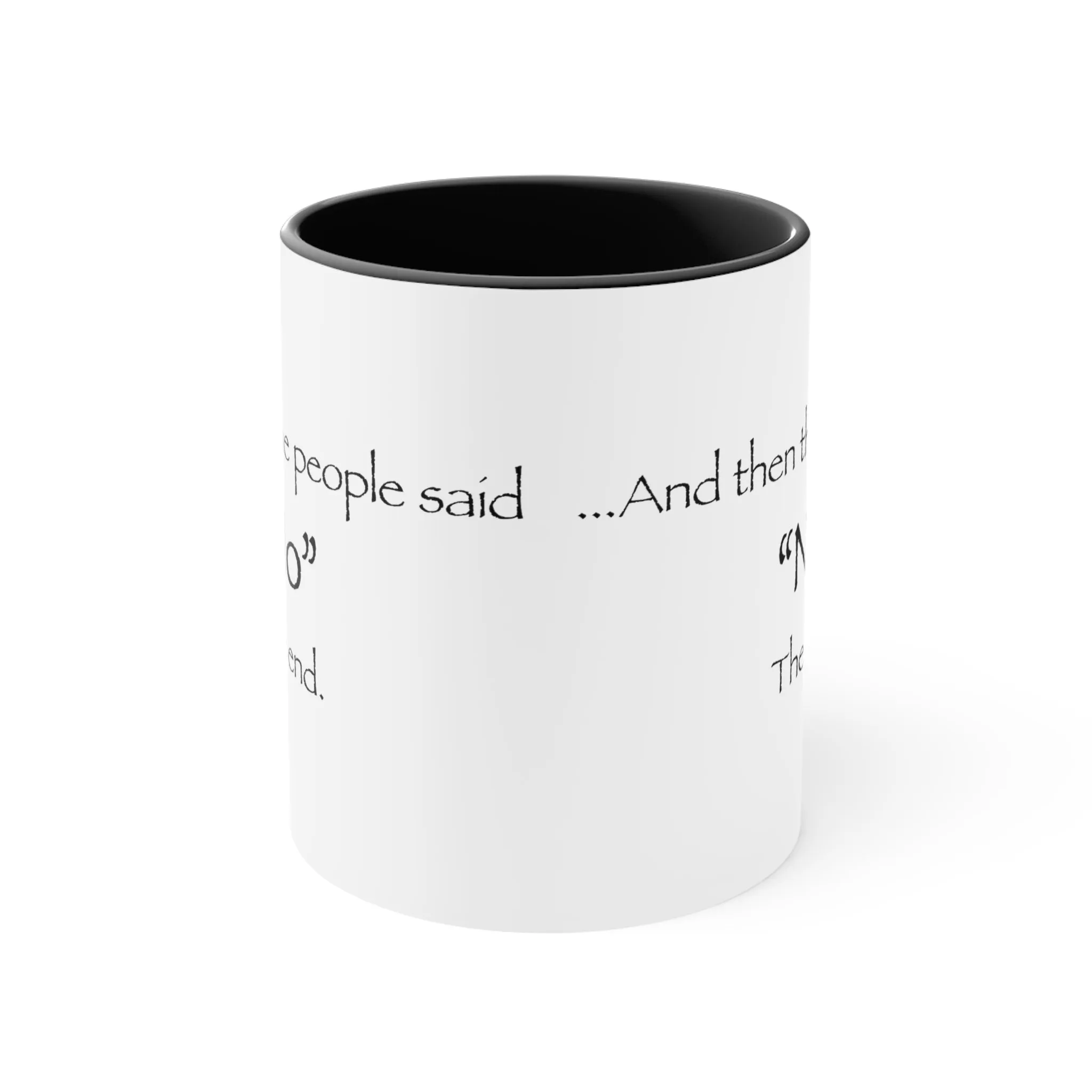 "NO" Mug (2 sizes, 3 colors)