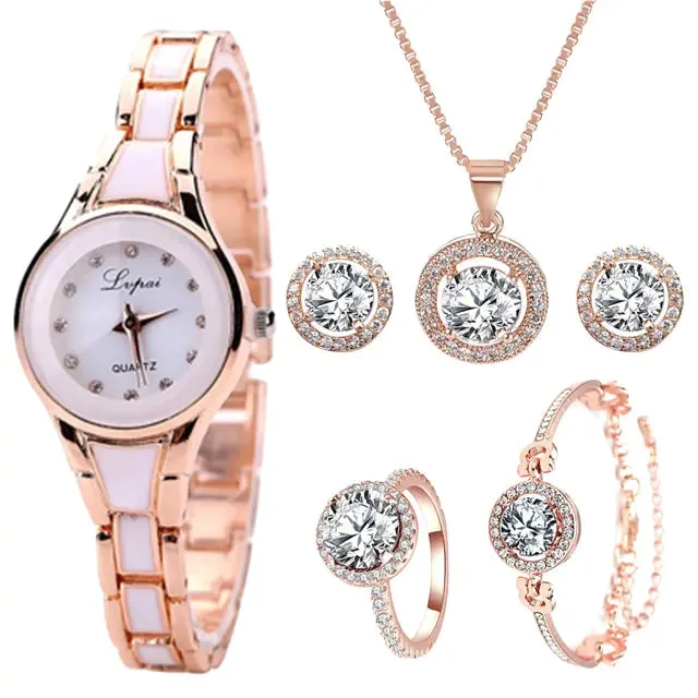 Rose Gold Quartz Wristwatches