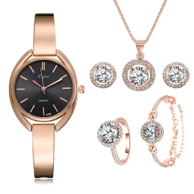 Rose Gold Quartz Wristwatches