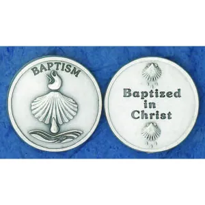 Sacrament Token - Baptism - Shell - Pack of 25