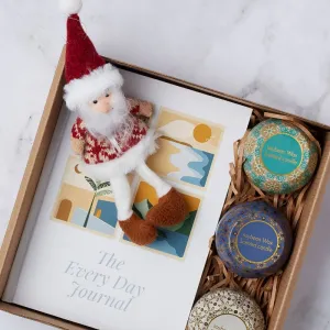 Santa's Candle & Journal Gift Set