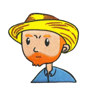 Self-Portrait with Straw Hat - Patch