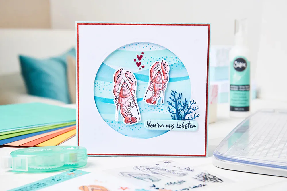 Sizzix Framelits Die & Stamp Set - You're My Lobster