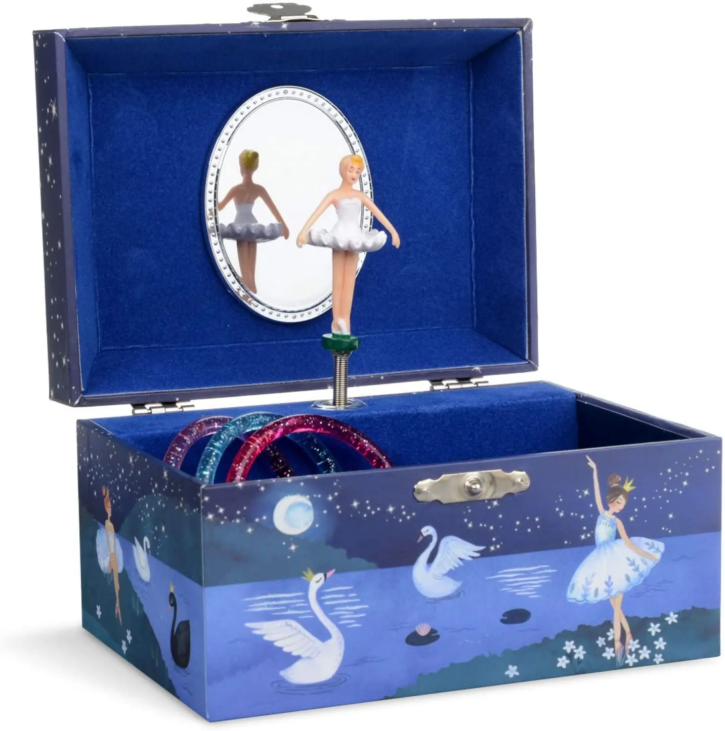 Swan Lake Ballerina Musical Jewelry Box