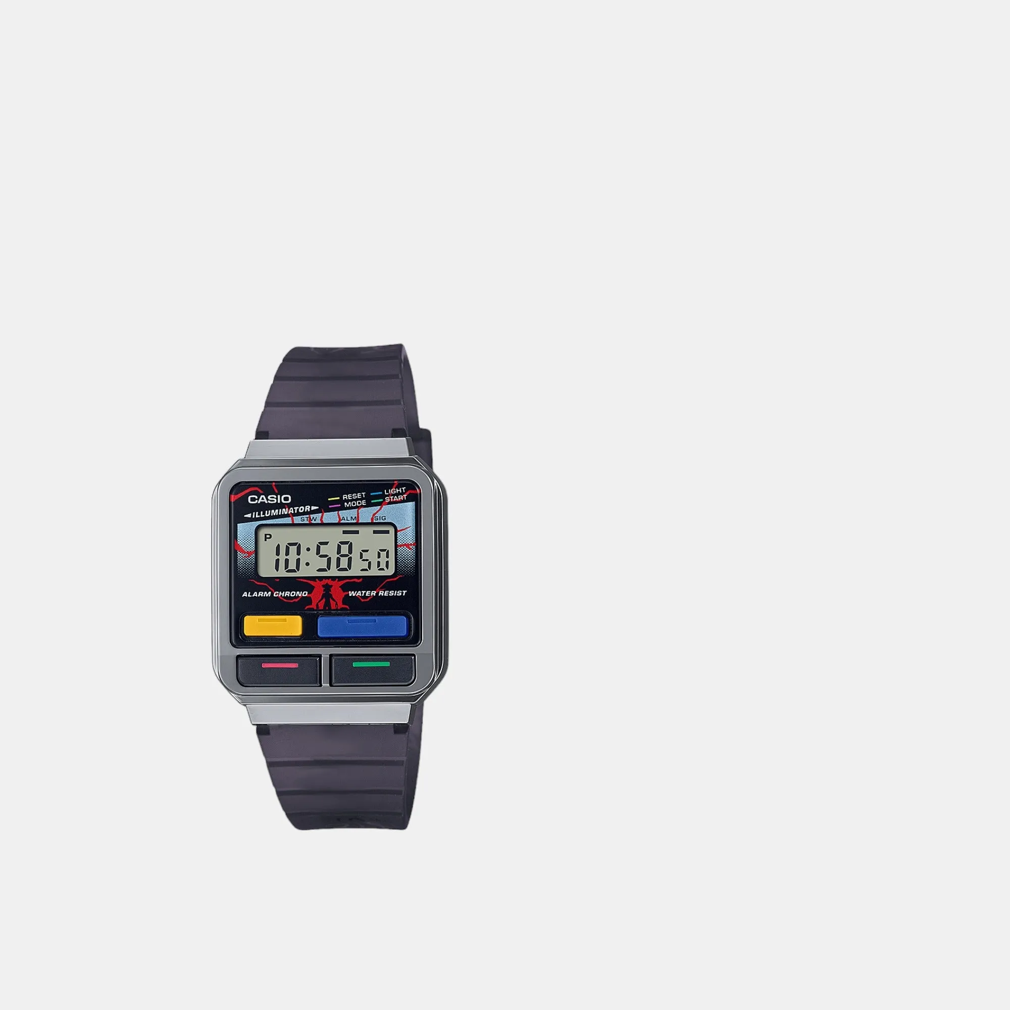 Vintage Unisex Black Digital Resin Watch D324 - A120WEST-1ADR