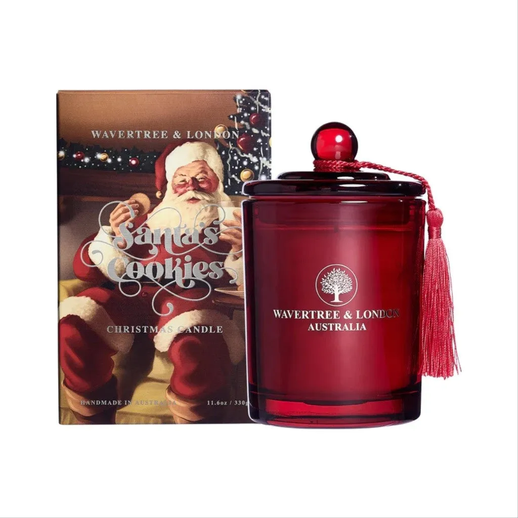 Wavertree & London Candle 410g - Santa's Cookies