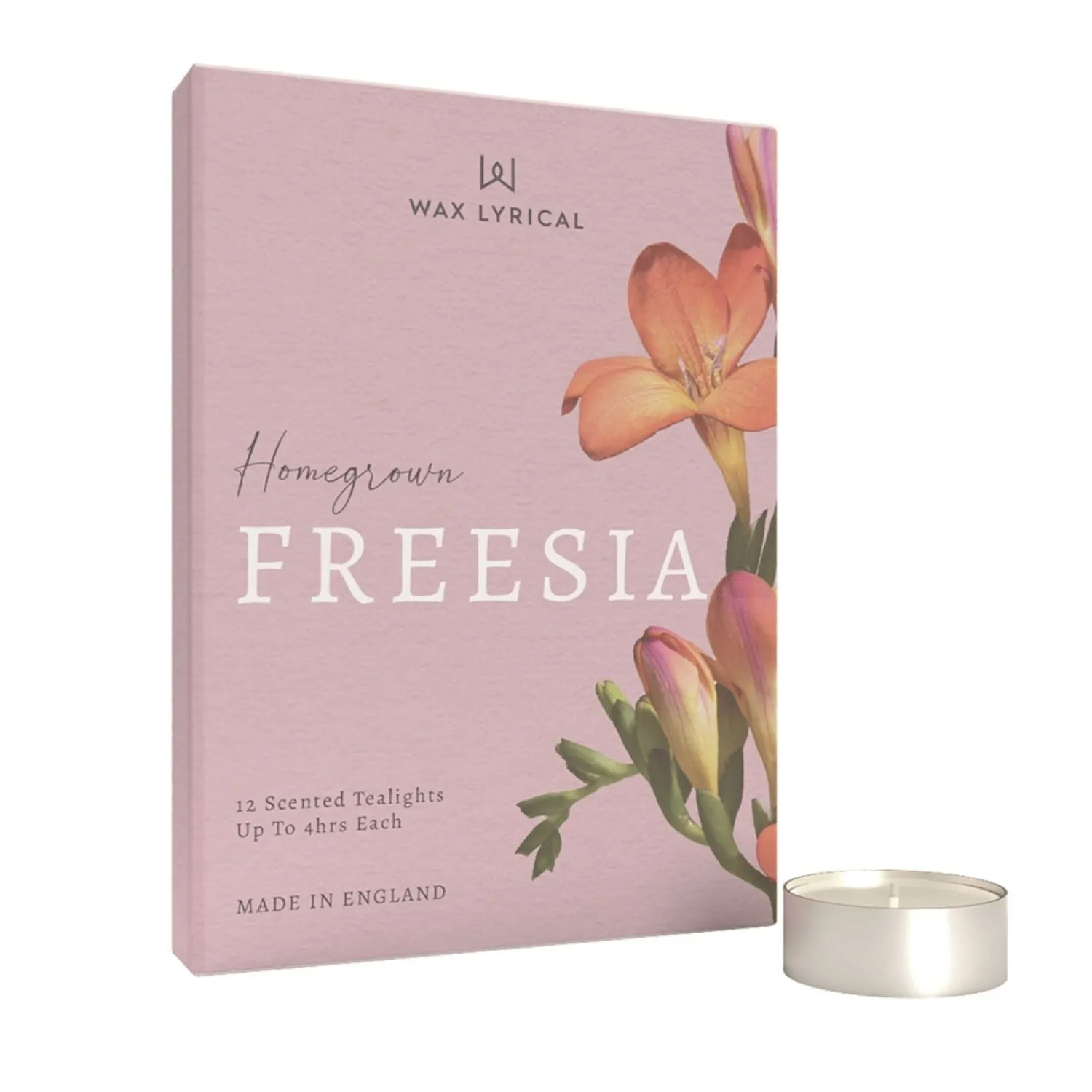 Wax Lyrical Freesia Scented Tea Lights (Pack of 12) - HG0105