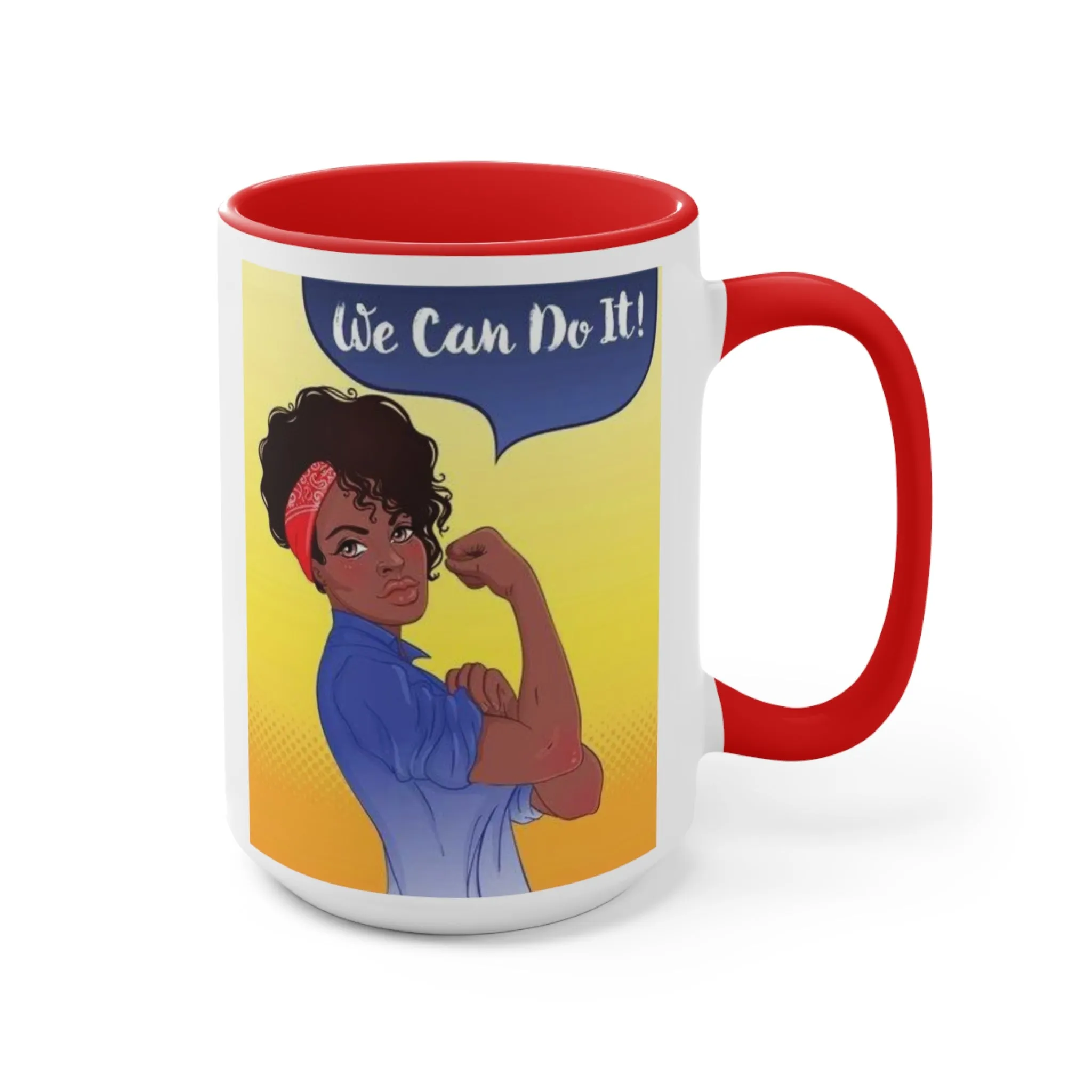 We Can Do It Ceramic Coffee Mug, teacher gift, coworker gift, unique gift, gift for mom, gift for dad, funny mug, Motivation gift