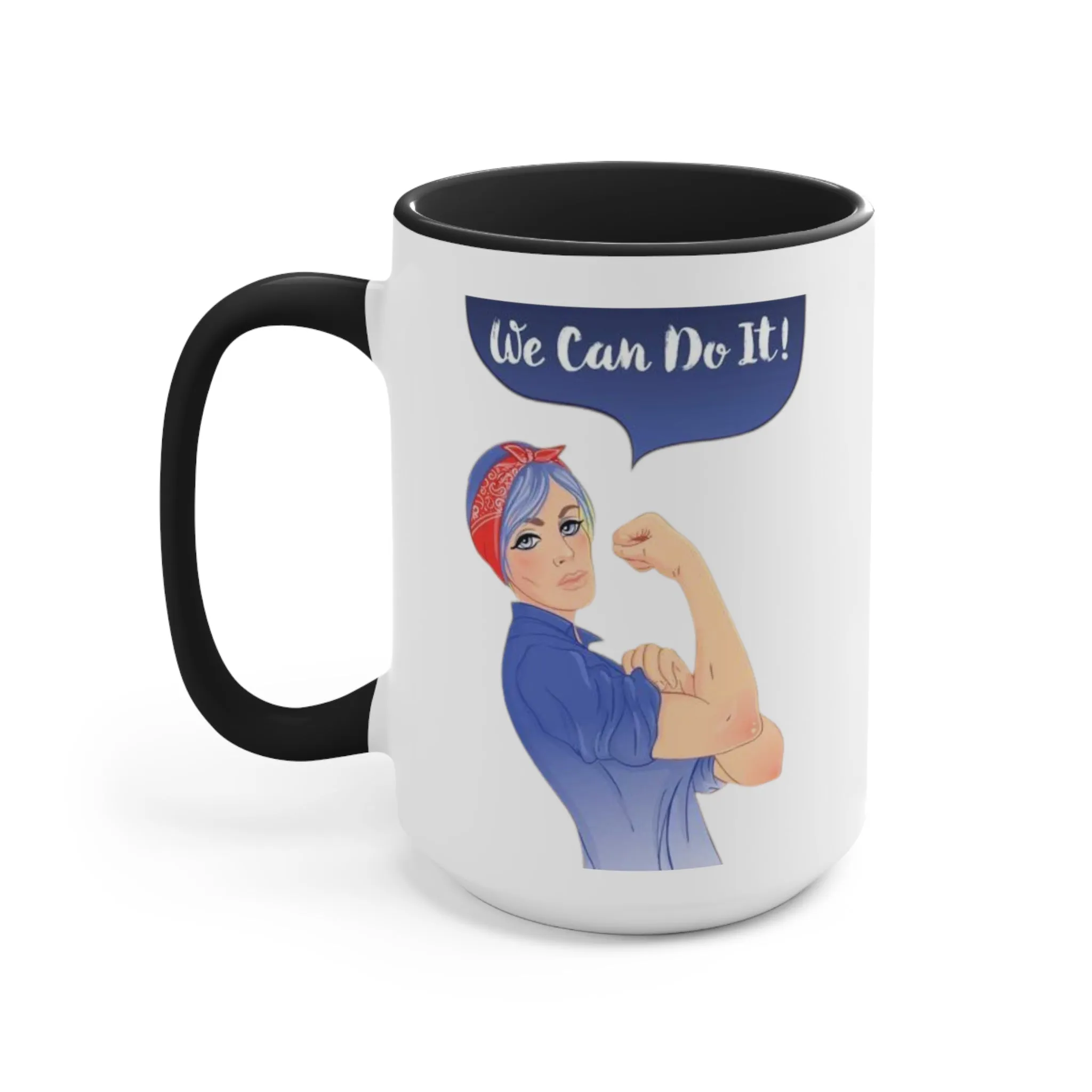 We Can Do It Ceramic Coffee Mug, teacher gift, coworker gift, unique gift, gift for mom, gift for dad, funny mug, Motivation gift