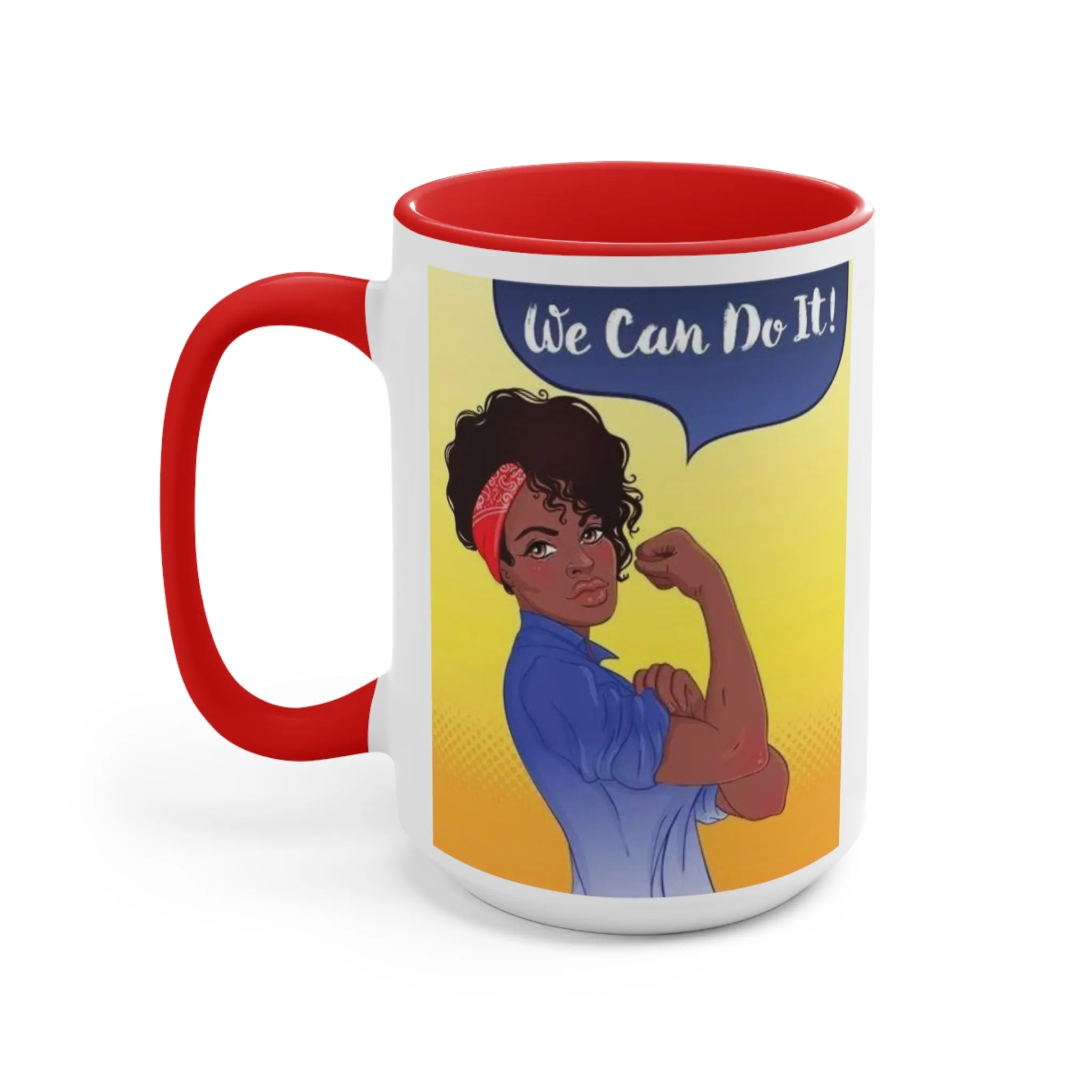 We Can Do It Ceramic Coffee Mug, teacher gift, coworker gift, unique gift, gift for mom, gift for dad, funny mug, Motivation gift