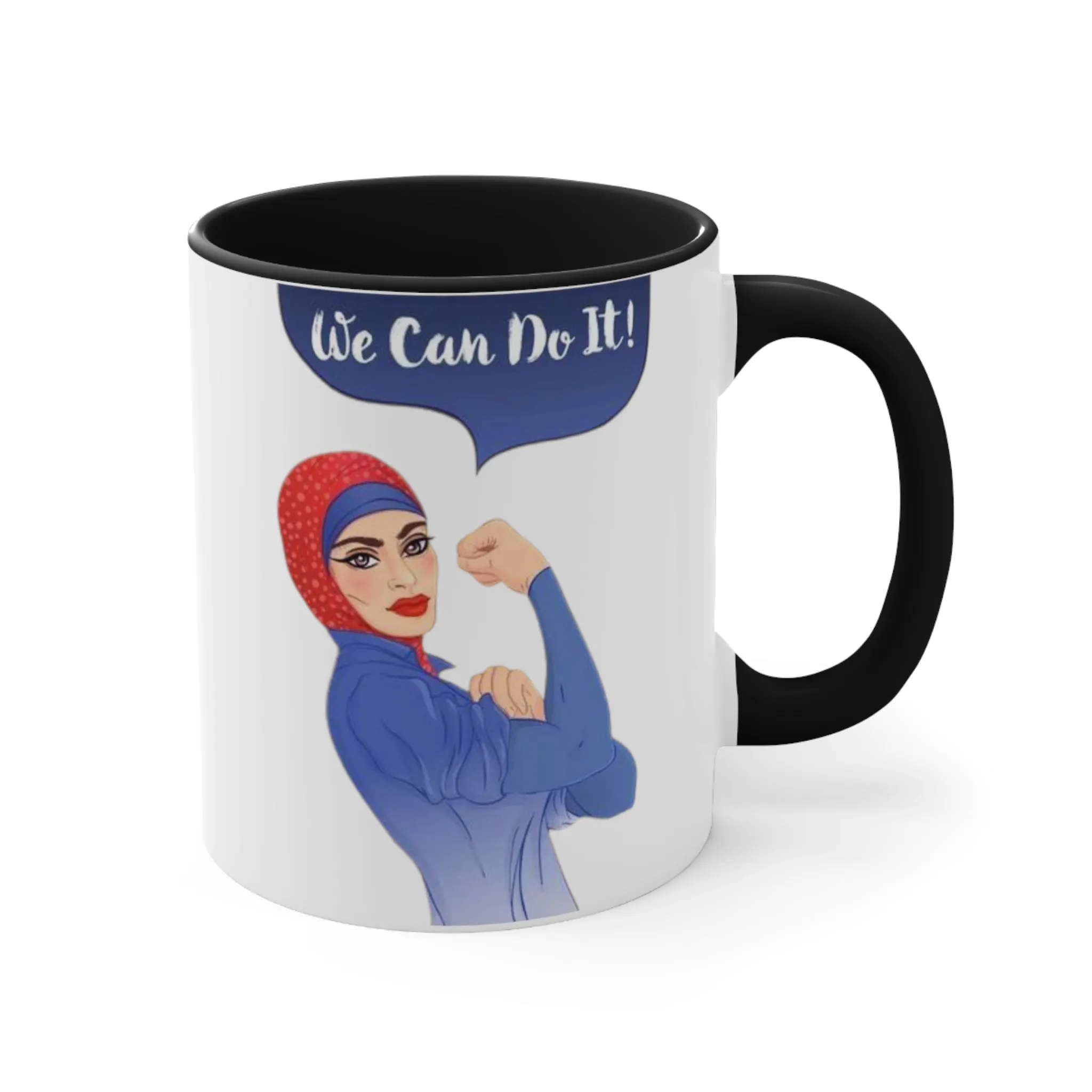 We Can Do It Ceramic Coffee Mug, teacher gift, coworker gift, unique gift, gift for mom, gift for dad, funny mug, Motivation gift