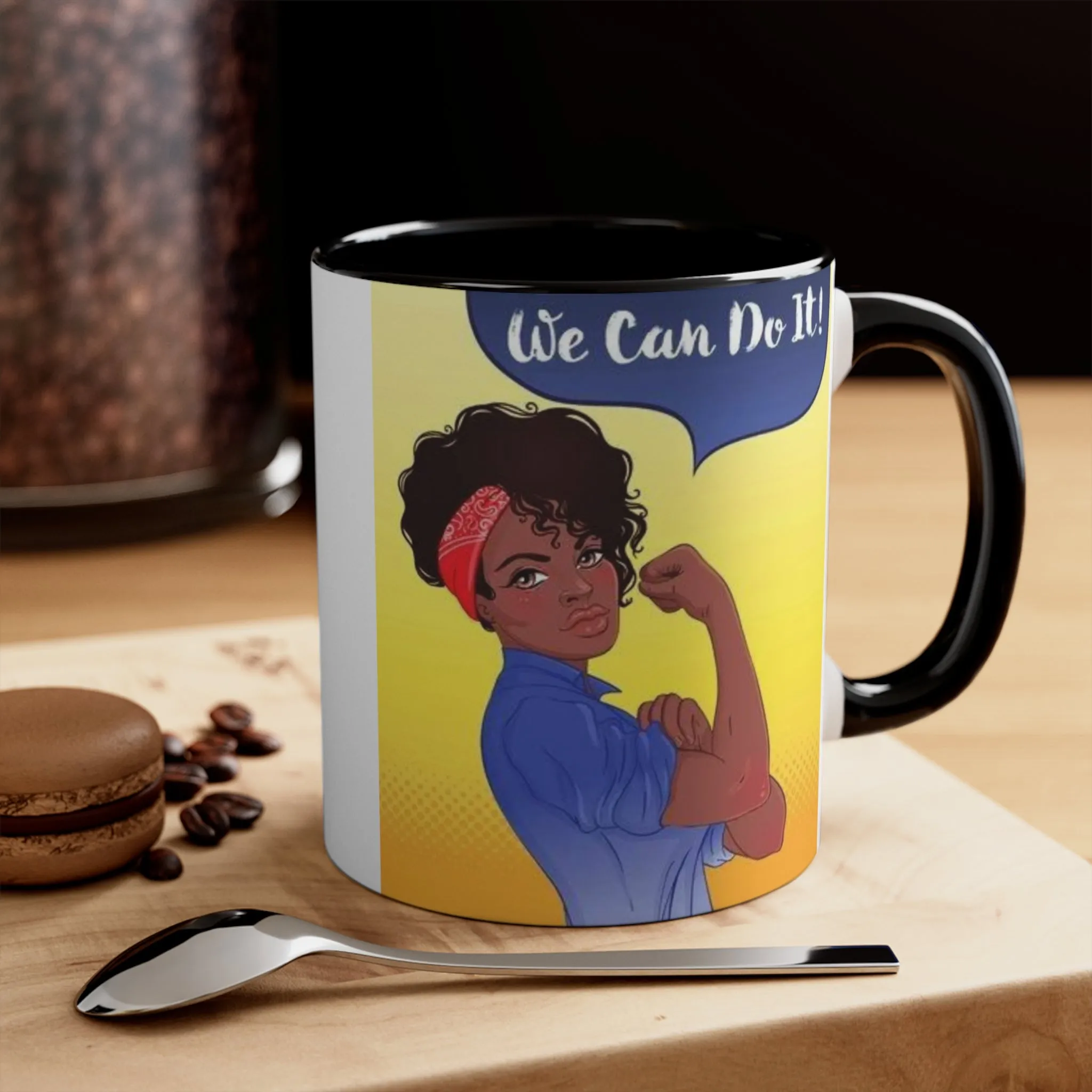 We Can Do It Ceramic Coffee Mug, teacher gift, coworker gift, unique gift, gift for mom, gift for dad, funny mug, Motivation gift