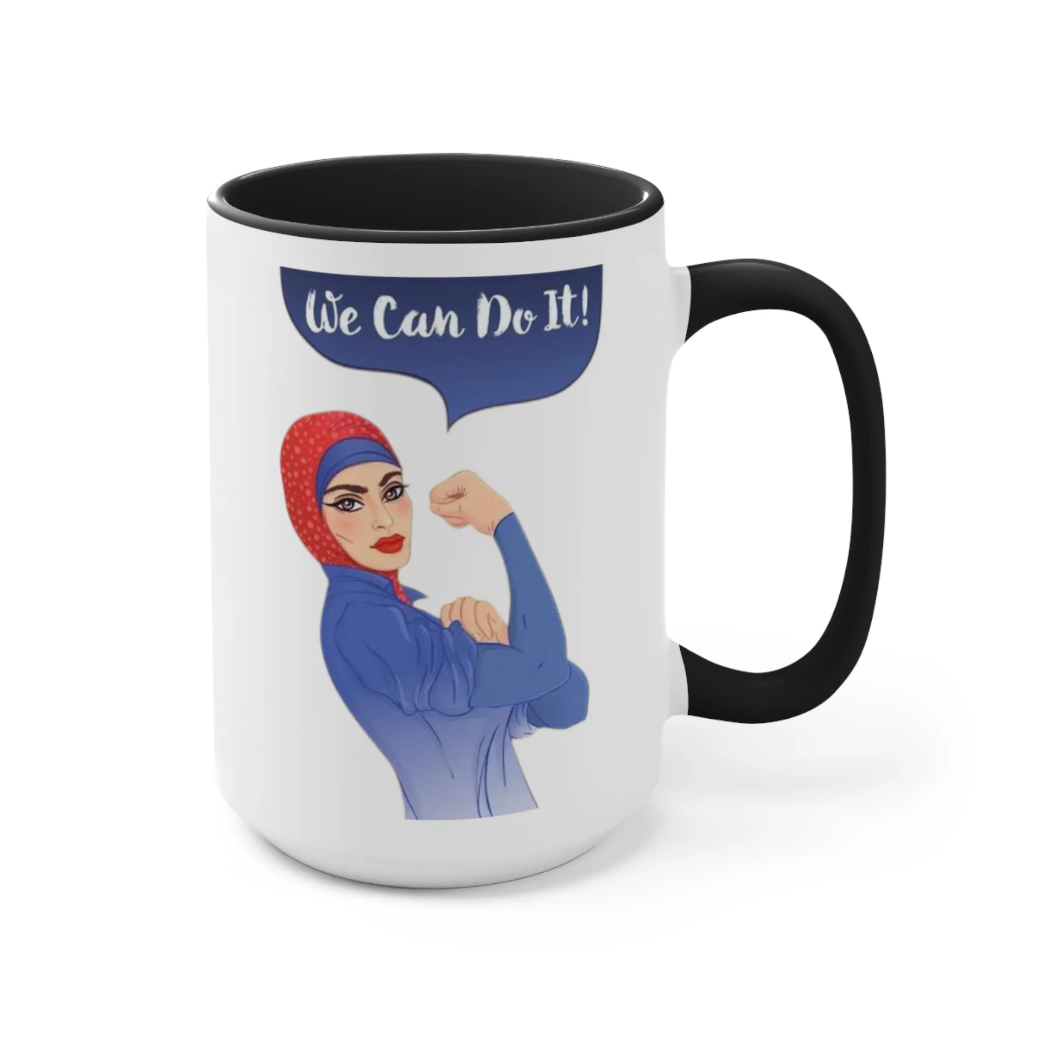 We Can Do It Ceramic Coffee Mug, teacher gift, coworker gift, unique gift, gift for mom, gift for dad, funny mug, Motivation gift