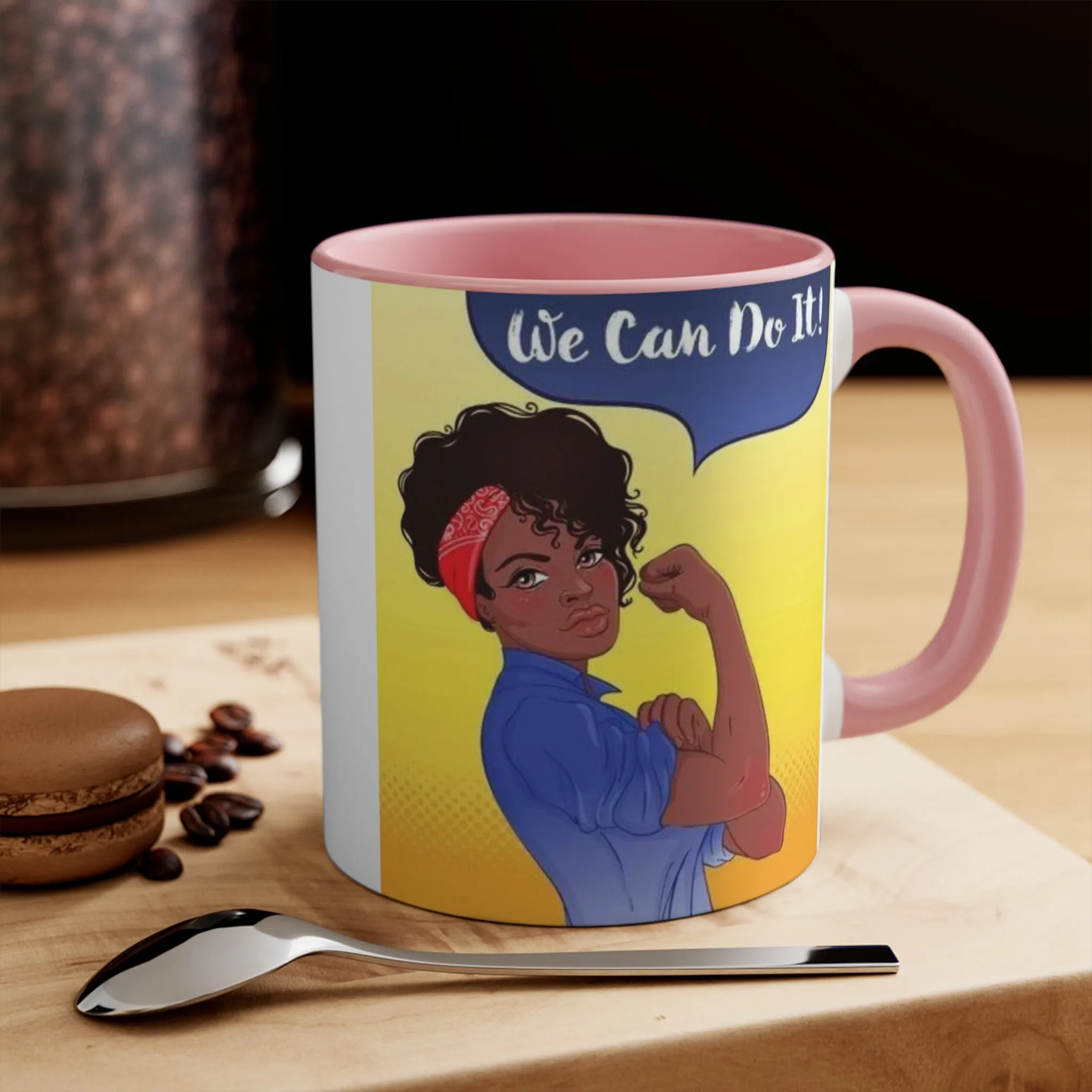 We Can Do It Ceramic Coffee Mug, teacher gift, coworker gift, unique gift, gift for mom, gift for dad, funny mug, Motivation gift