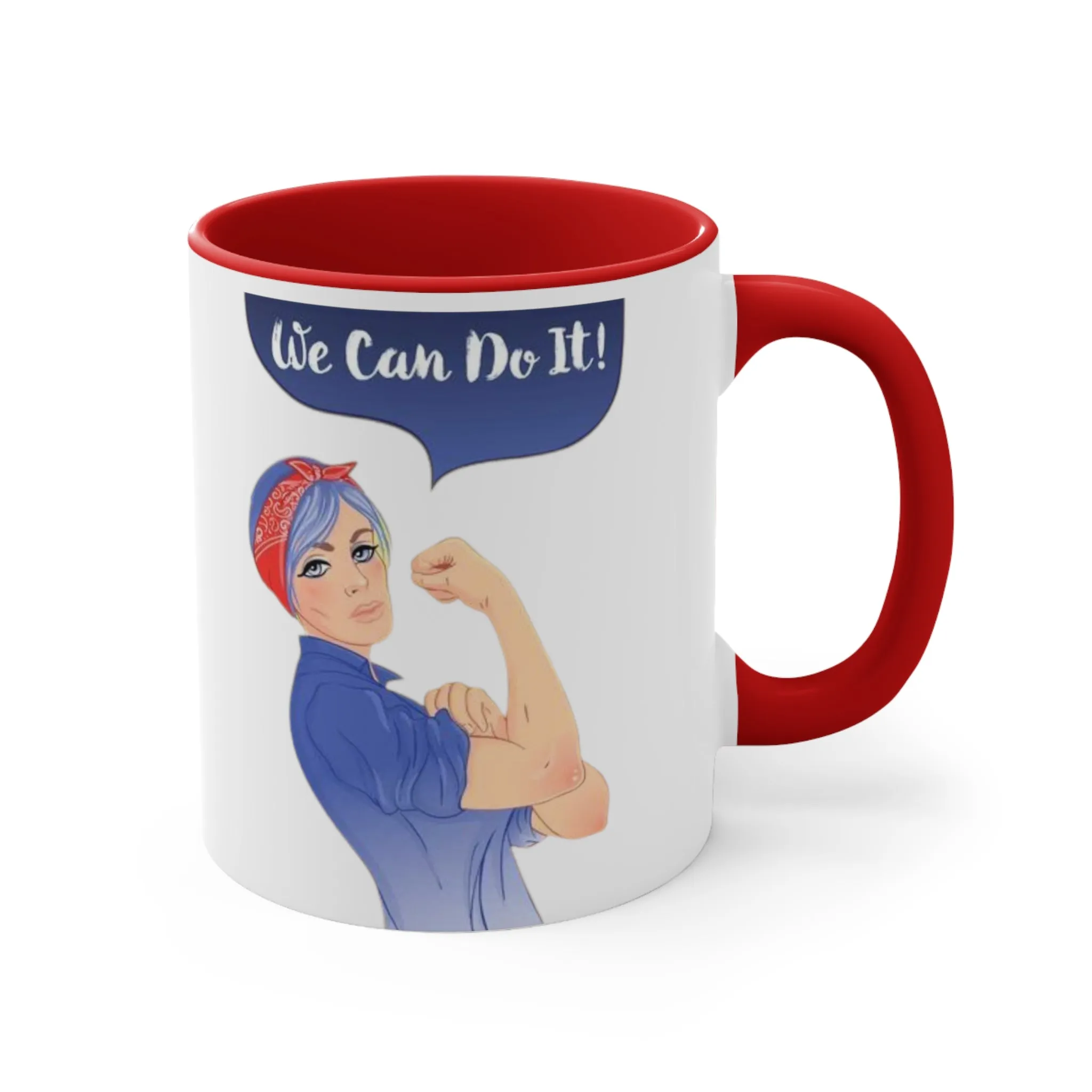 We Can Do It Ceramic Coffee Mug, teacher gift, coworker gift, unique gift, gift for mom, gift for dad, funny mug, Motivation gift