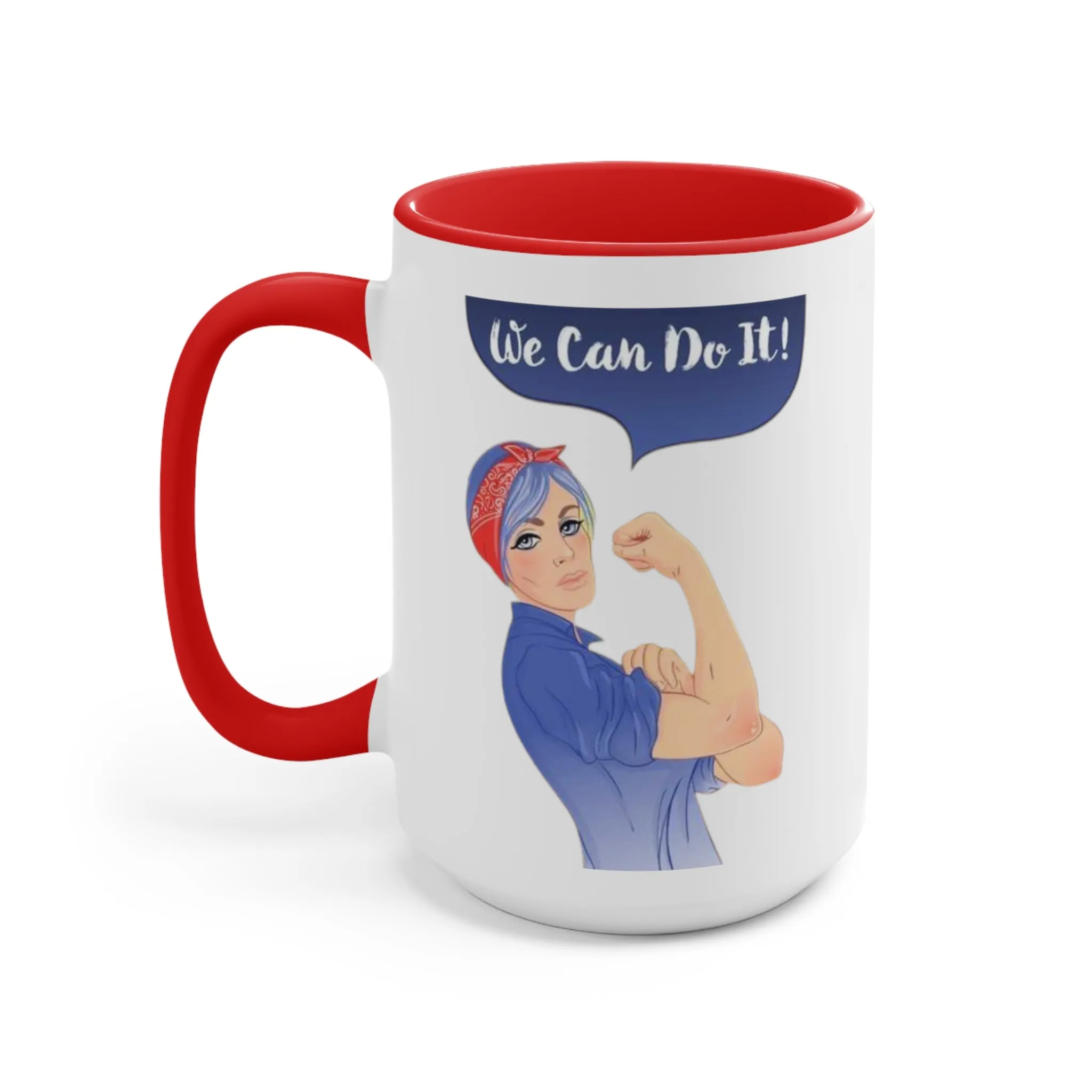 We Can Do It Ceramic Coffee Mug, teacher gift, coworker gift, unique gift, gift for mom, gift for dad, funny mug, Motivation gift