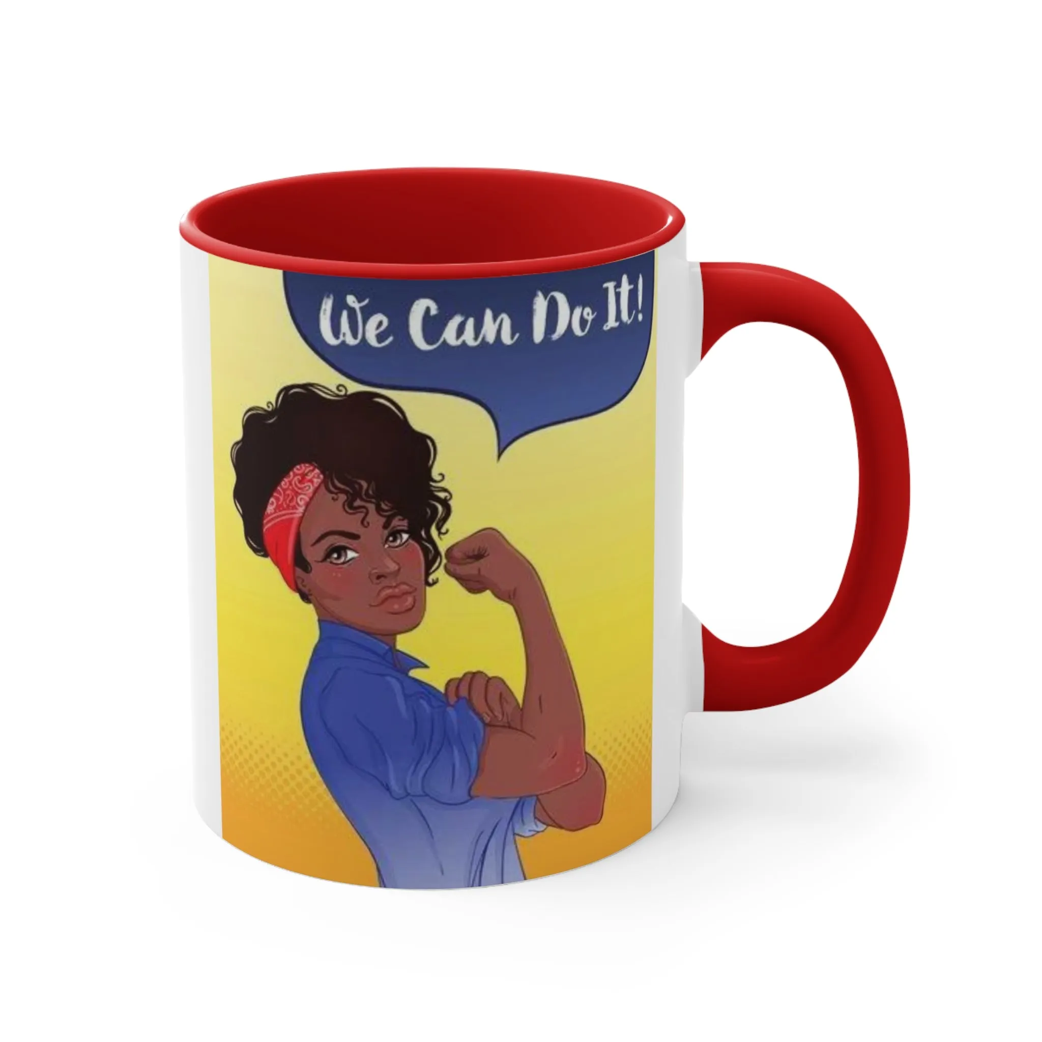 We Can Do It Ceramic Coffee Mug, teacher gift, coworker gift, unique gift, gift for mom, gift for dad, funny mug, Motivation gift