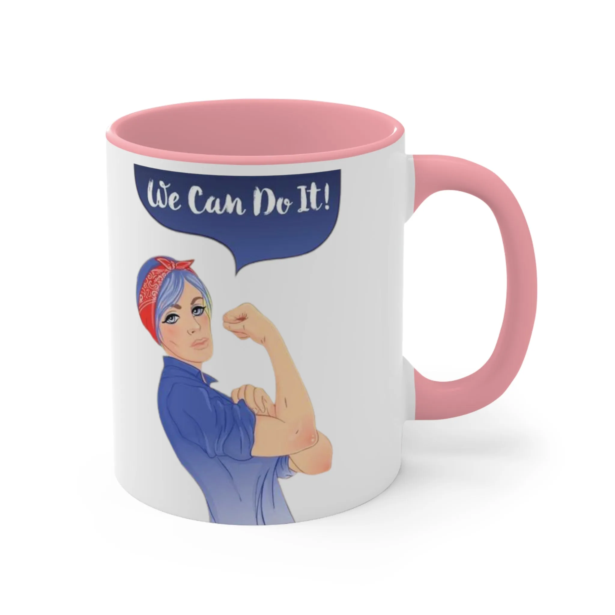 We Can Do It Ceramic Coffee Mug, teacher gift, coworker gift, unique gift, gift for mom, gift for dad, funny mug, Motivation gift