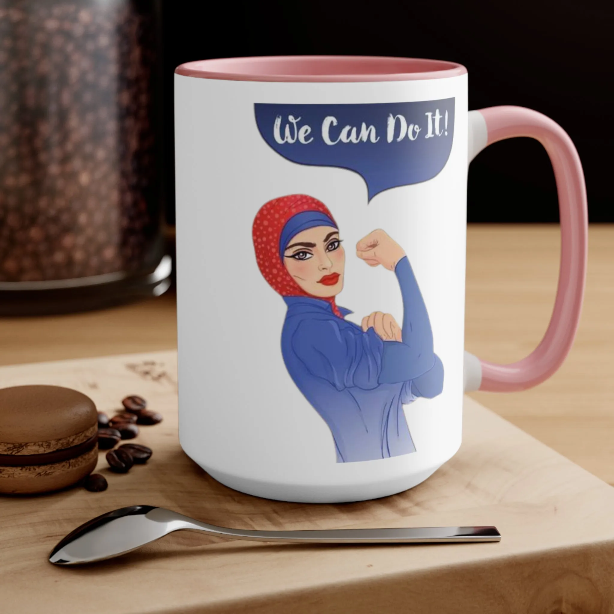 We Can Do It Ceramic Coffee Mug, teacher gift, coworker gift, unique gift, gift for mom, gift for dad, funny mug, Motivation gift