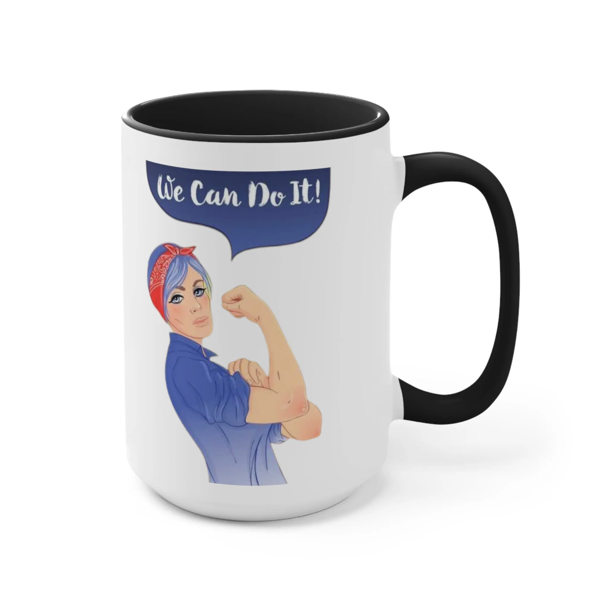 We Can Do It Ceramic Coffee Mug, teacher gift, coworker gift, unique gift, gift for mom, gift for dad, funny mug, Motivation gift