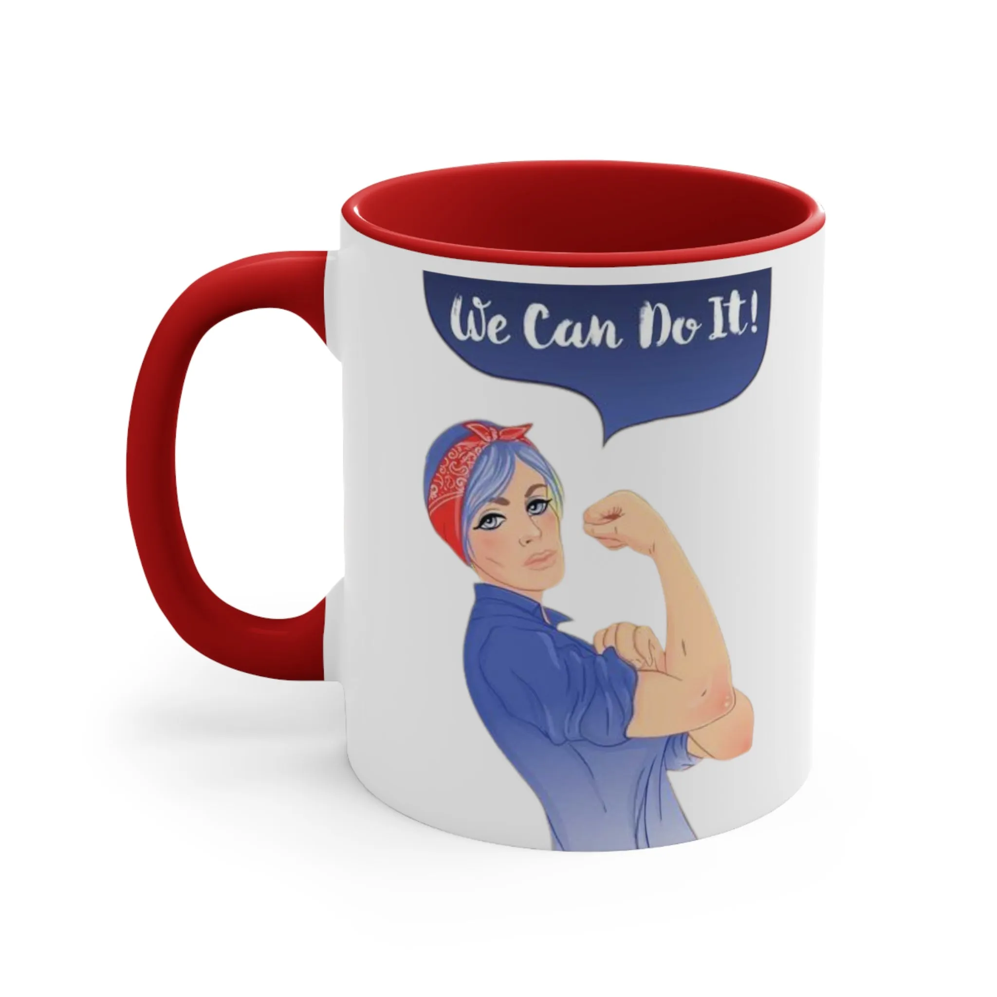 We Can Do It Ceramic Coffee Mug, teacher gift, coworker gift, unique gift, gift for mom, gift for dad, funny mug, Motivation gift