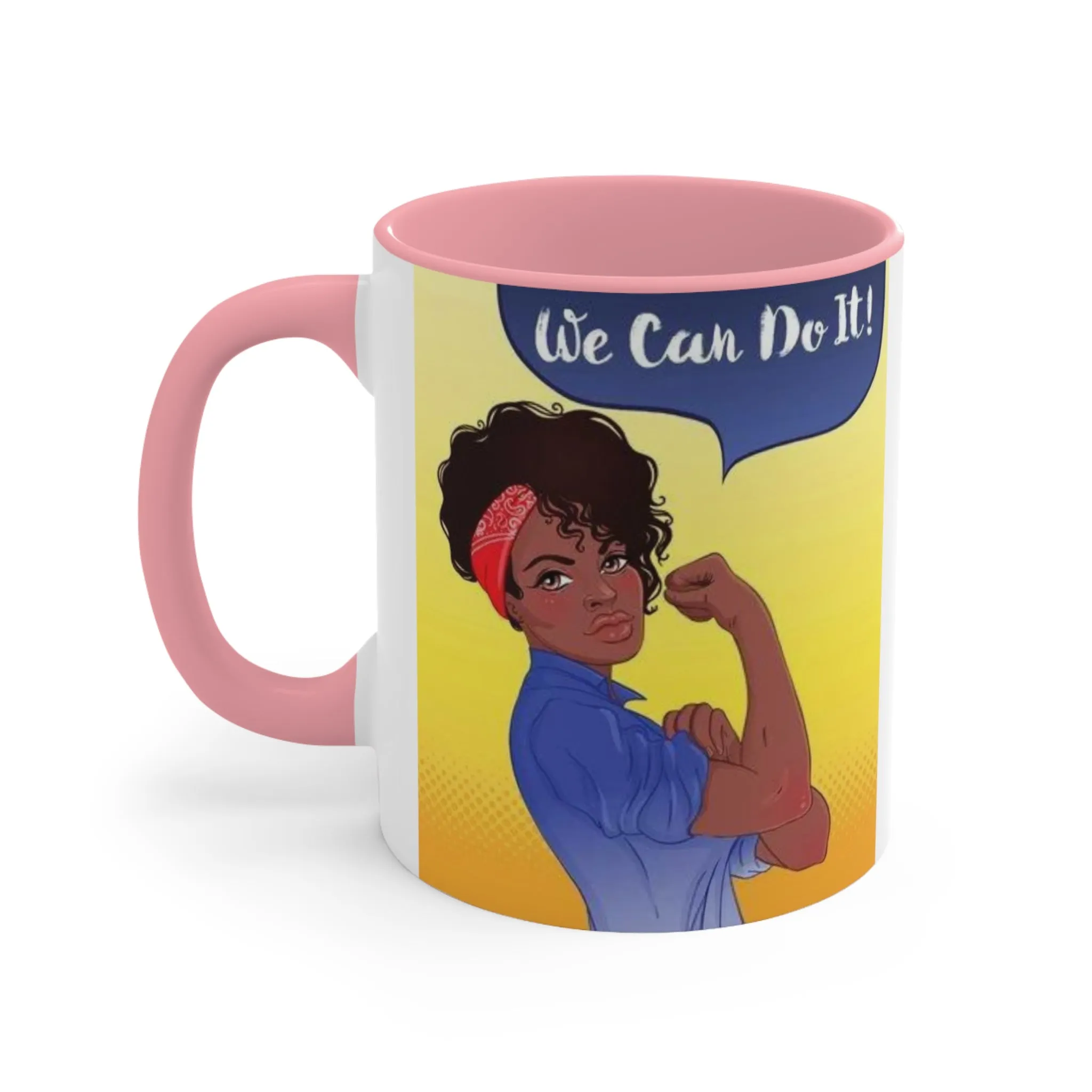 We Can Do It Ceramic Coffee Mug, teacher gift, coworker gift, unique gift, gift for mom, gift for dad, funny mug, Motivation gift