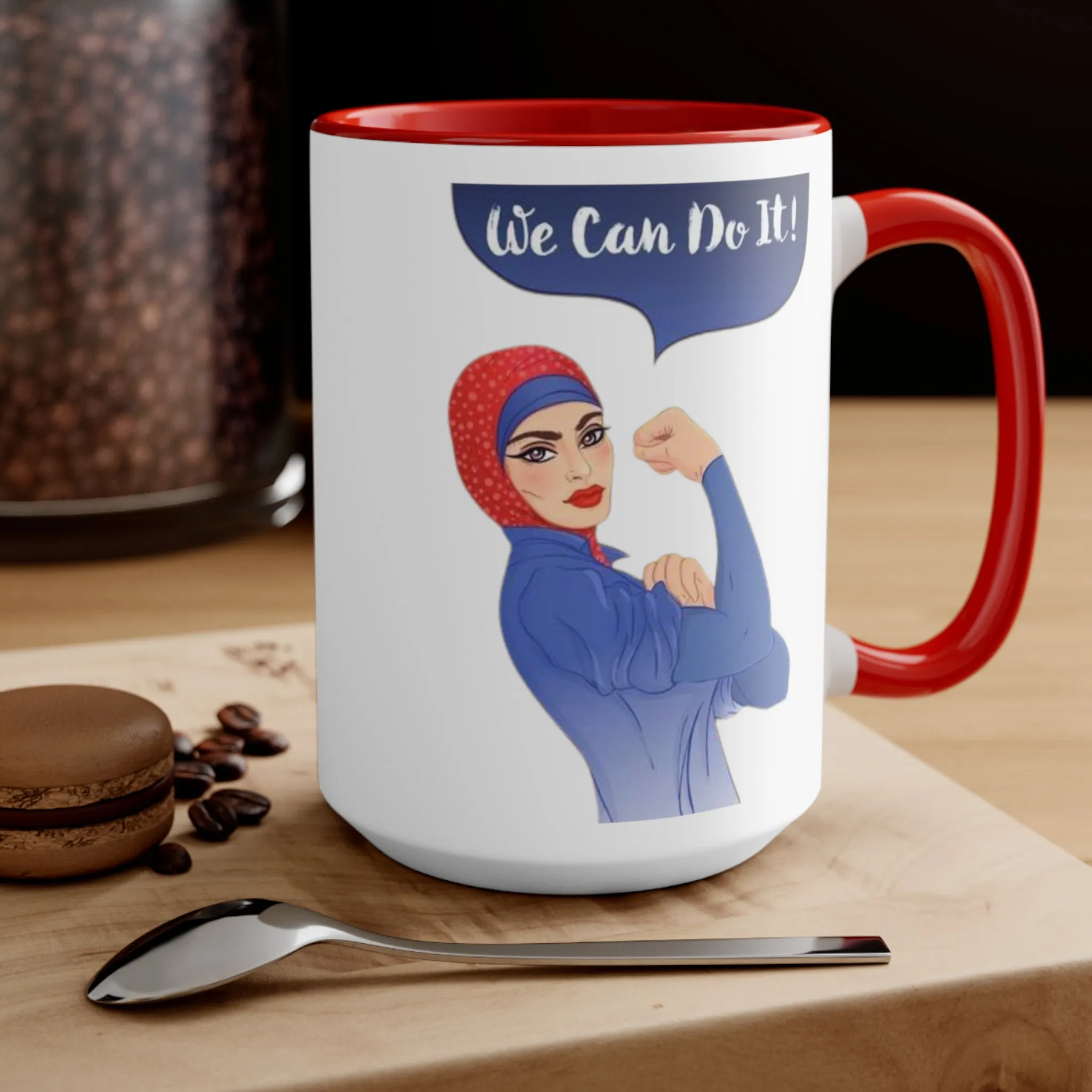 We Can Do It Ceramic Coffee Mug, teacher gift, coworker gift, unique gift, gift for mom, gift for dad, funny mug, Motivation gift