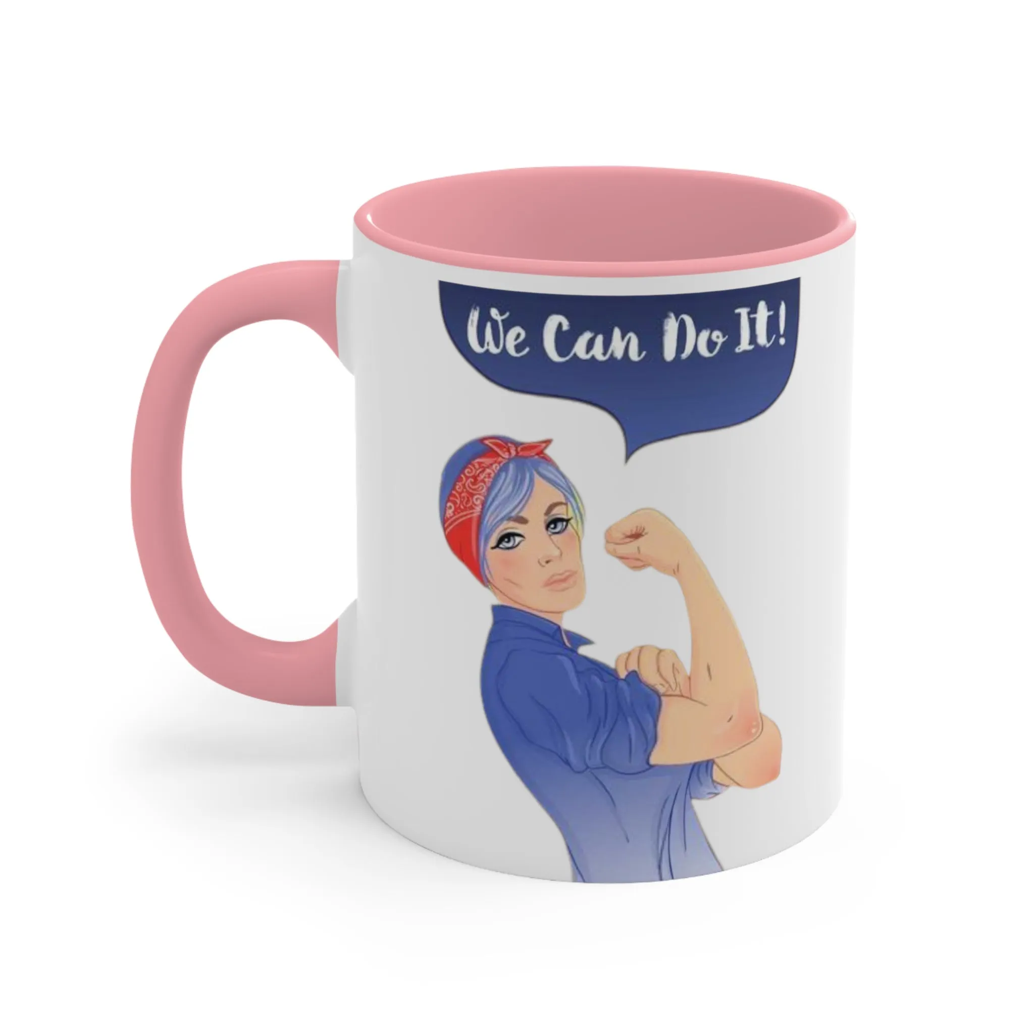 We Can Do It Ceramic Coffee Mug, teacher gift, coworker gift, unique gift, gift for mom, gift for dad, funny mug, Motivation gift